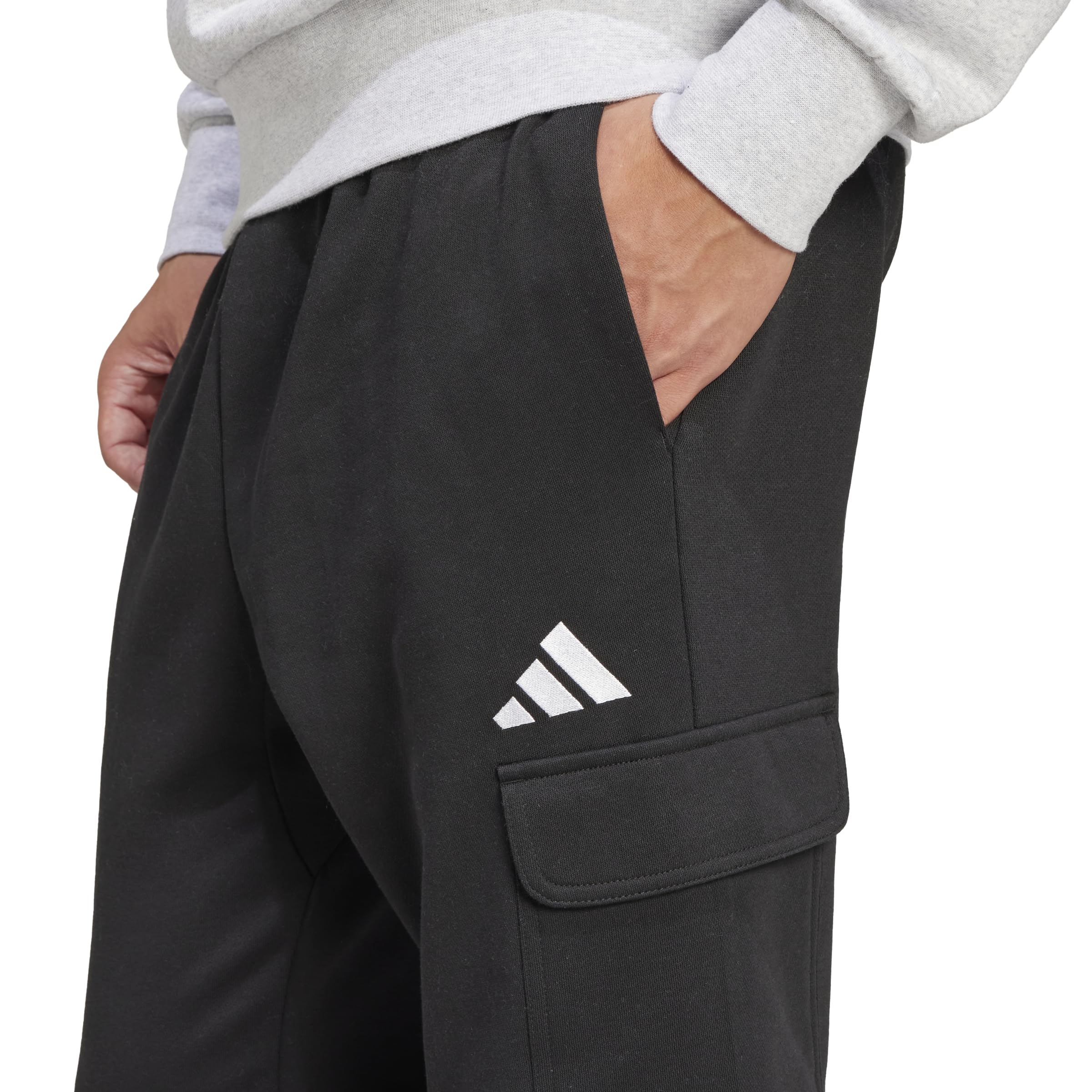 adidas Essentials Feel Cozy Fleece Cargo Pants - Spodnie lekkoatletyczne Mężczyźni