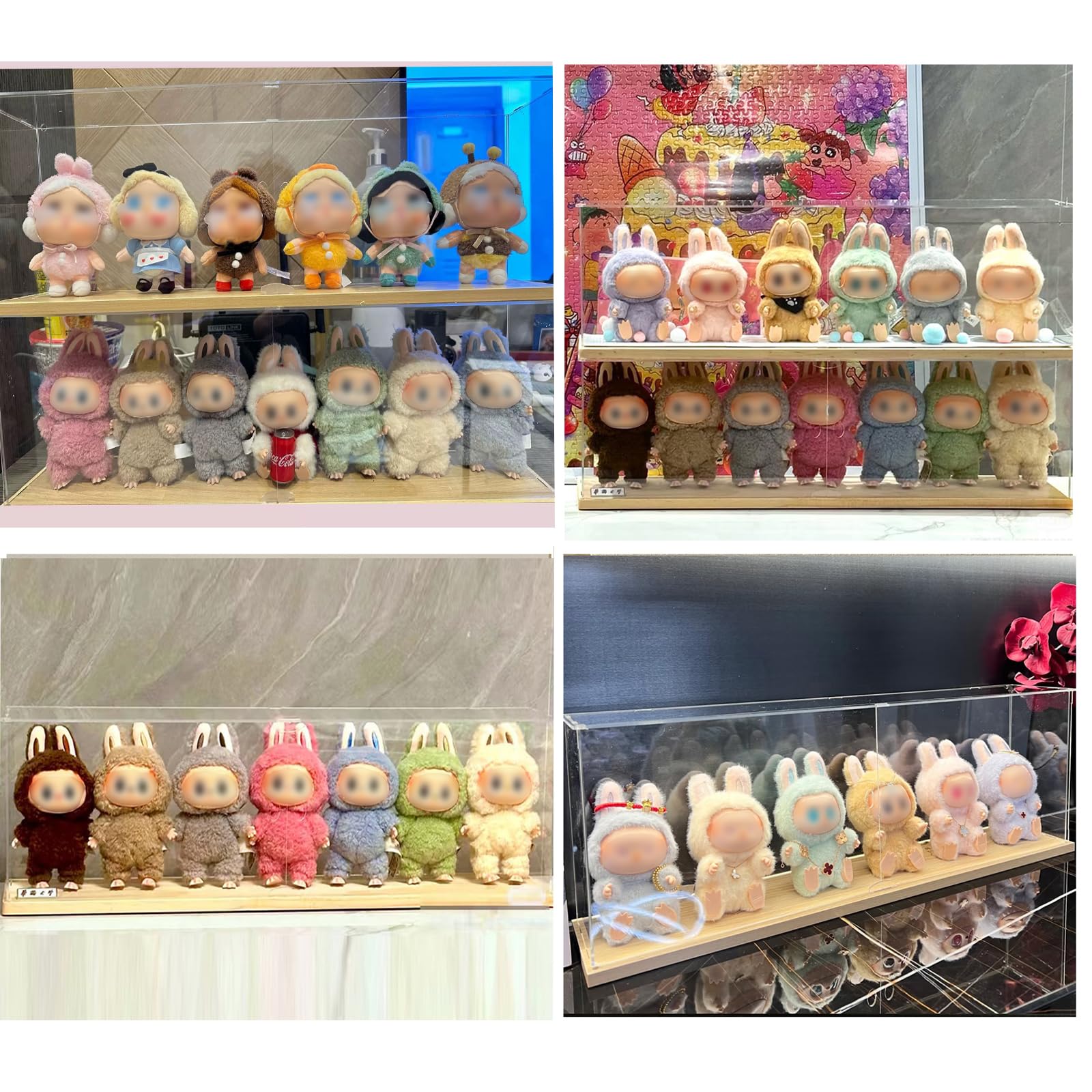 Display Case for Labubu Plush Pop Mart The Monsters Skullanda Collectibles - Image 3