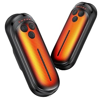 Rechargeable Hand Warmers 2 Pack, 6000mAh Electric Hand Warmer Rechargeable, 2 in 1 Portable Hand Warmers with AI Smart Chips, Outdoor, Hunting, Camping for Family for Christmas - Amazon product rated Grade A