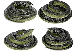 FOUUAAOOU Realistic Rubber Snake for Sale as Pet