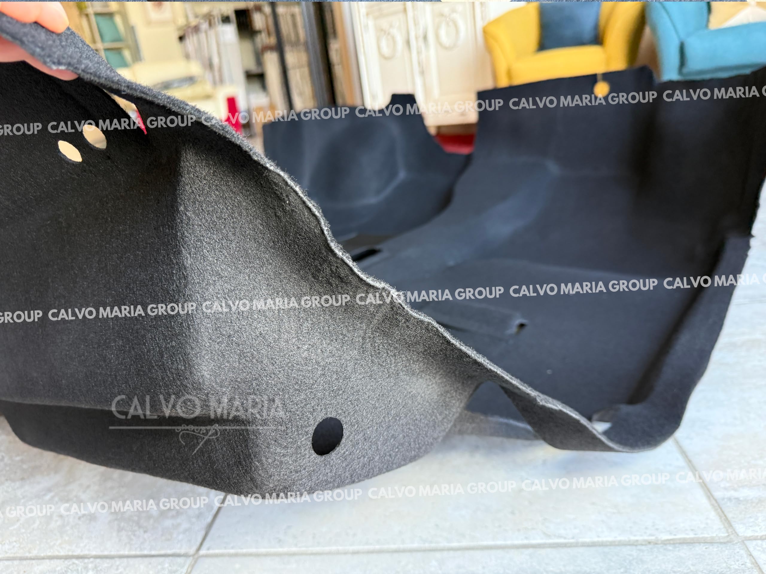 Moquette pavimento compatibile Fiat Panda 141 1986-2003 – NON originale, ricambio NUOVO Made in Italy – tappeto interno auto nero, resistente e durevole, prima scelta