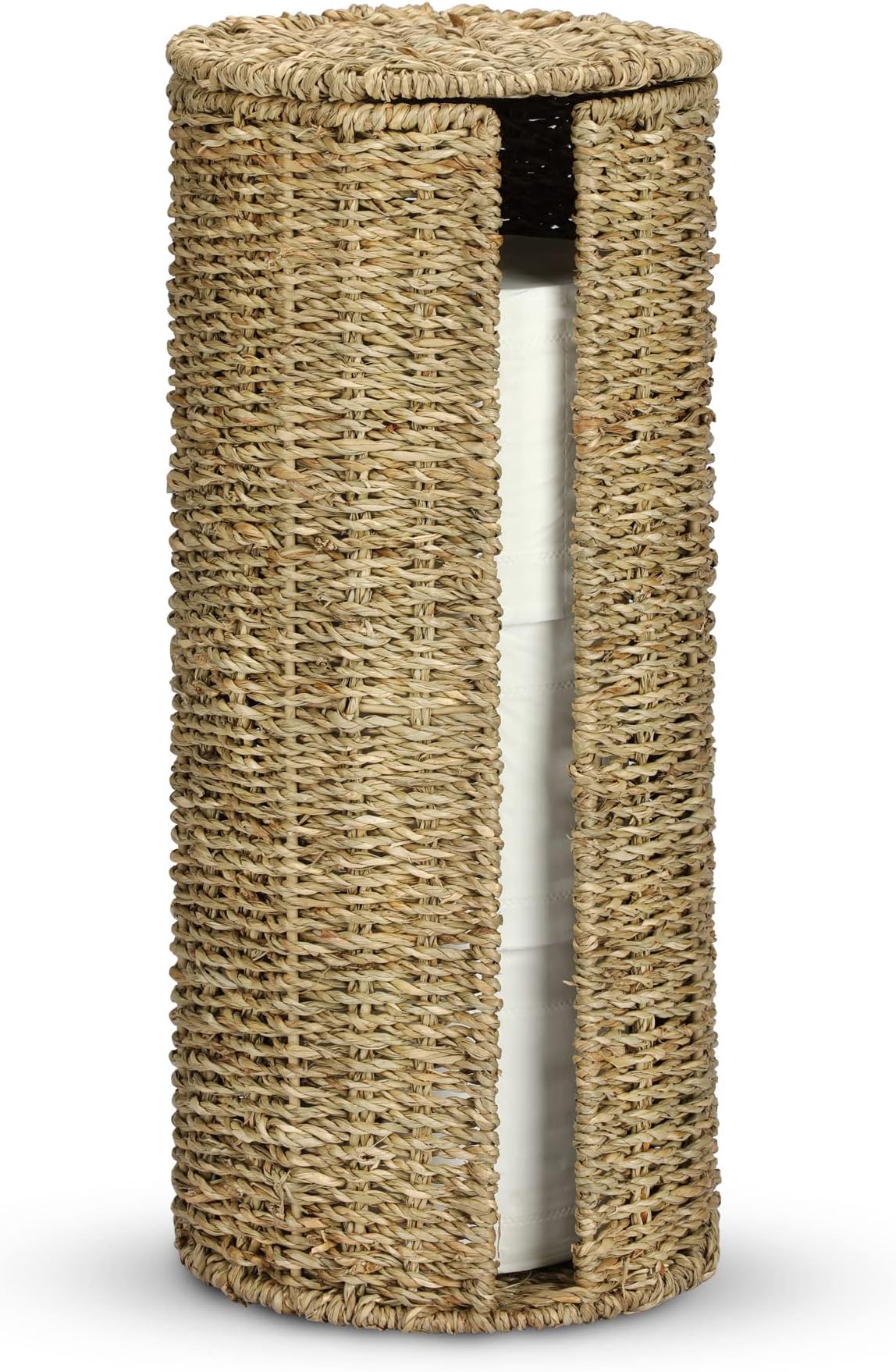 Amazon.com: Graciadeco Stand Toilet Paper Storage with Lid Spare Extra ...