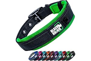 Black Rhino Comfort Collar: The Ultimate Red and Black Dog Collar for...