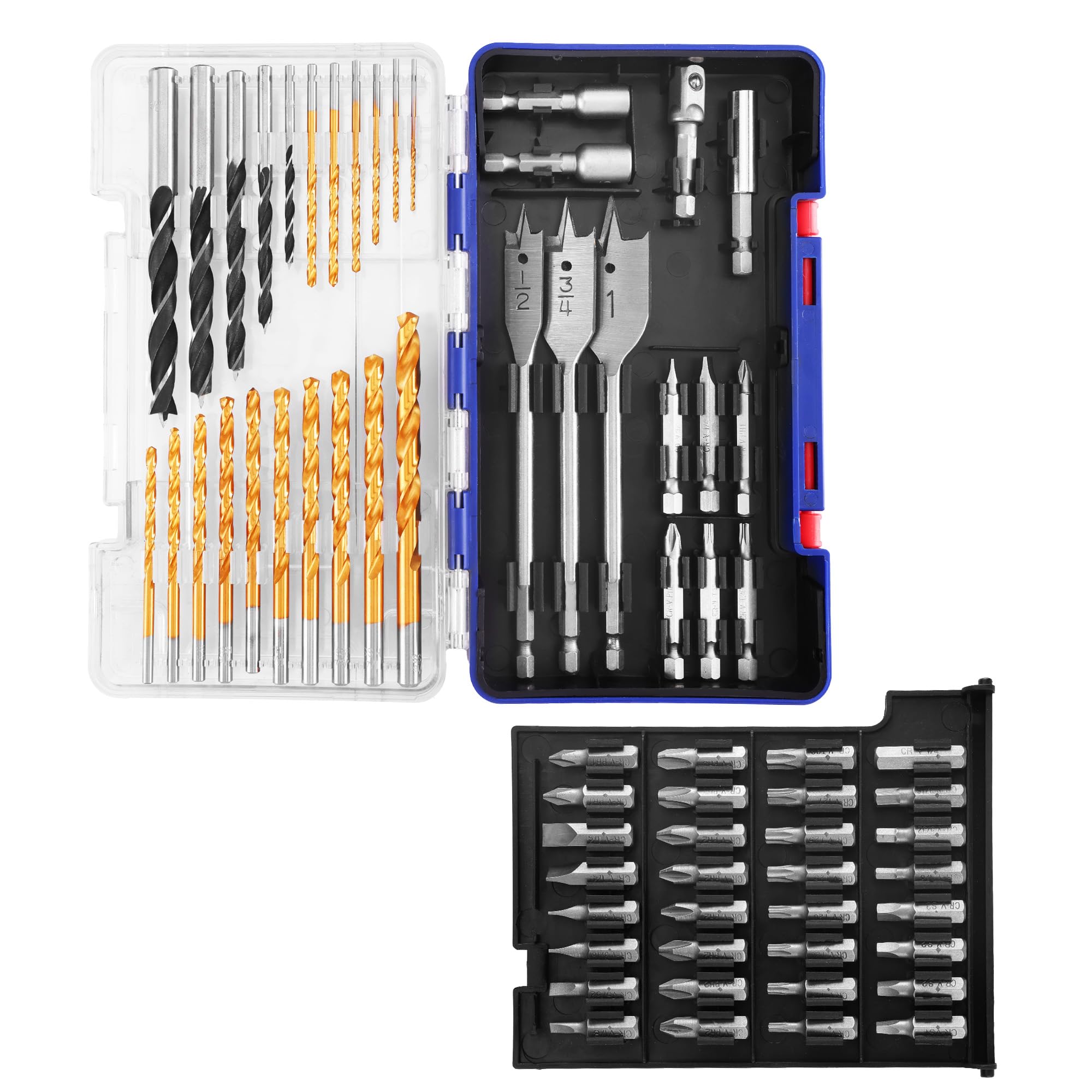 WORKPRO Set di 66 punte per trapano
