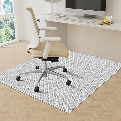 Vista 33 de KMAT Tapete para silla de oficina, 36 x 48 pulgadas, protector de suelo de madera dura/azulejos, tapete de escritorio para computadora para sillas