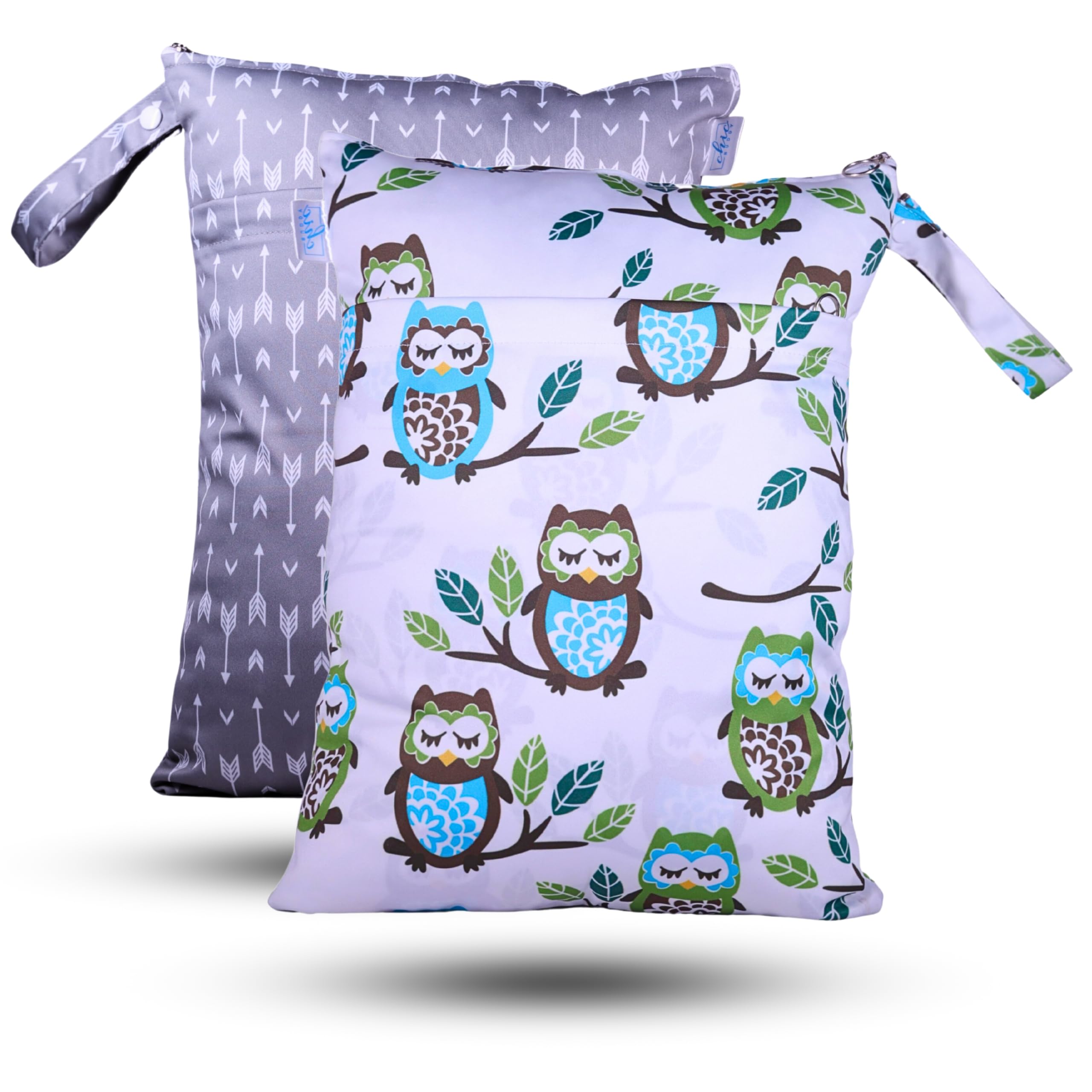 Chic Buddy Waterproof Wet Bag, Washable, Reusable for Travel, Beach, Pool, Stroller, Diapers, Dirty Gym Clothes, Wet Swimsuits, Toiletries (Chic & Wise, Wet Bag/Dry Bag)