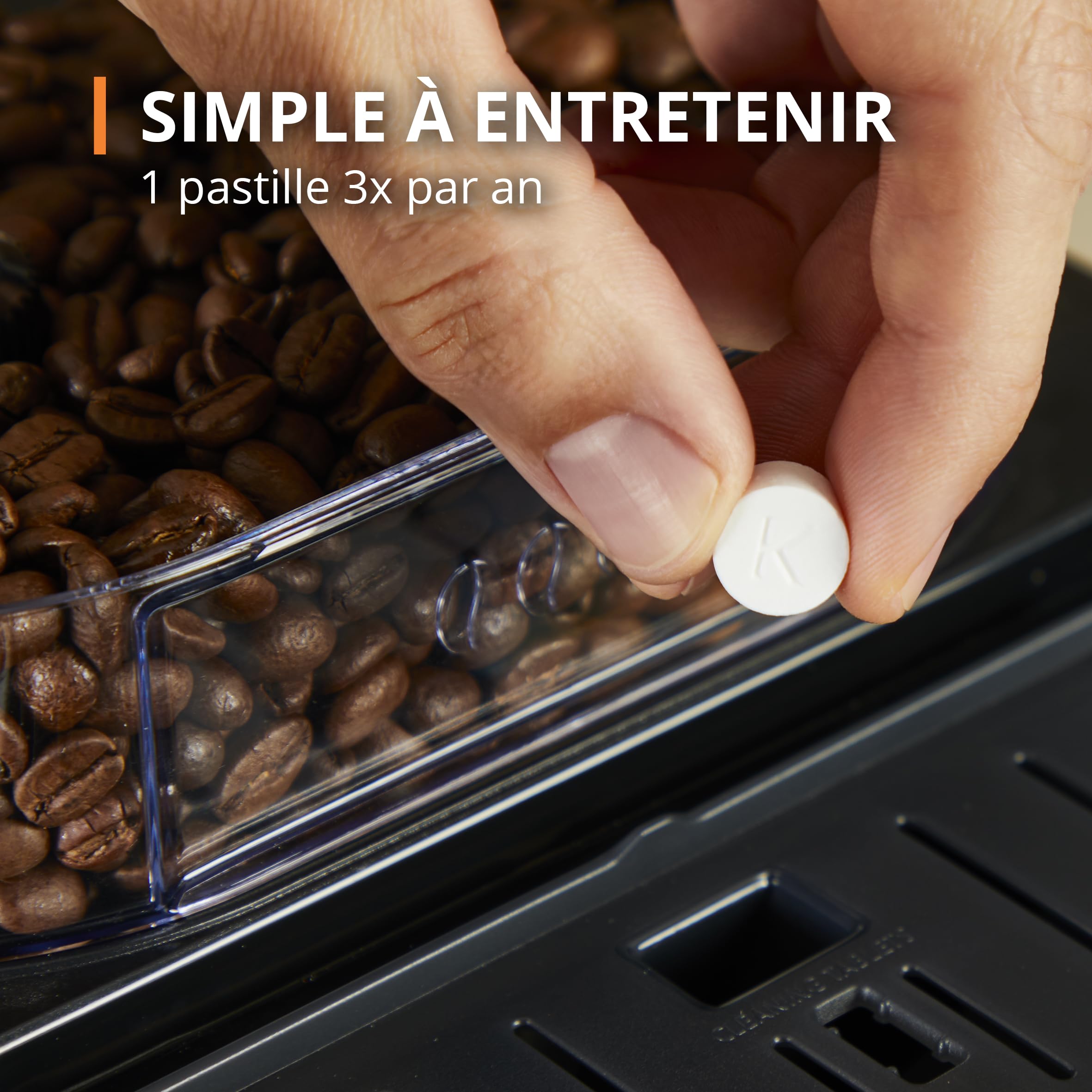 Krups EA8105 macchina per caffè Libera installazione Macchina per espresso Bianco 1,6 L 9 tazze Automatica, 1450W