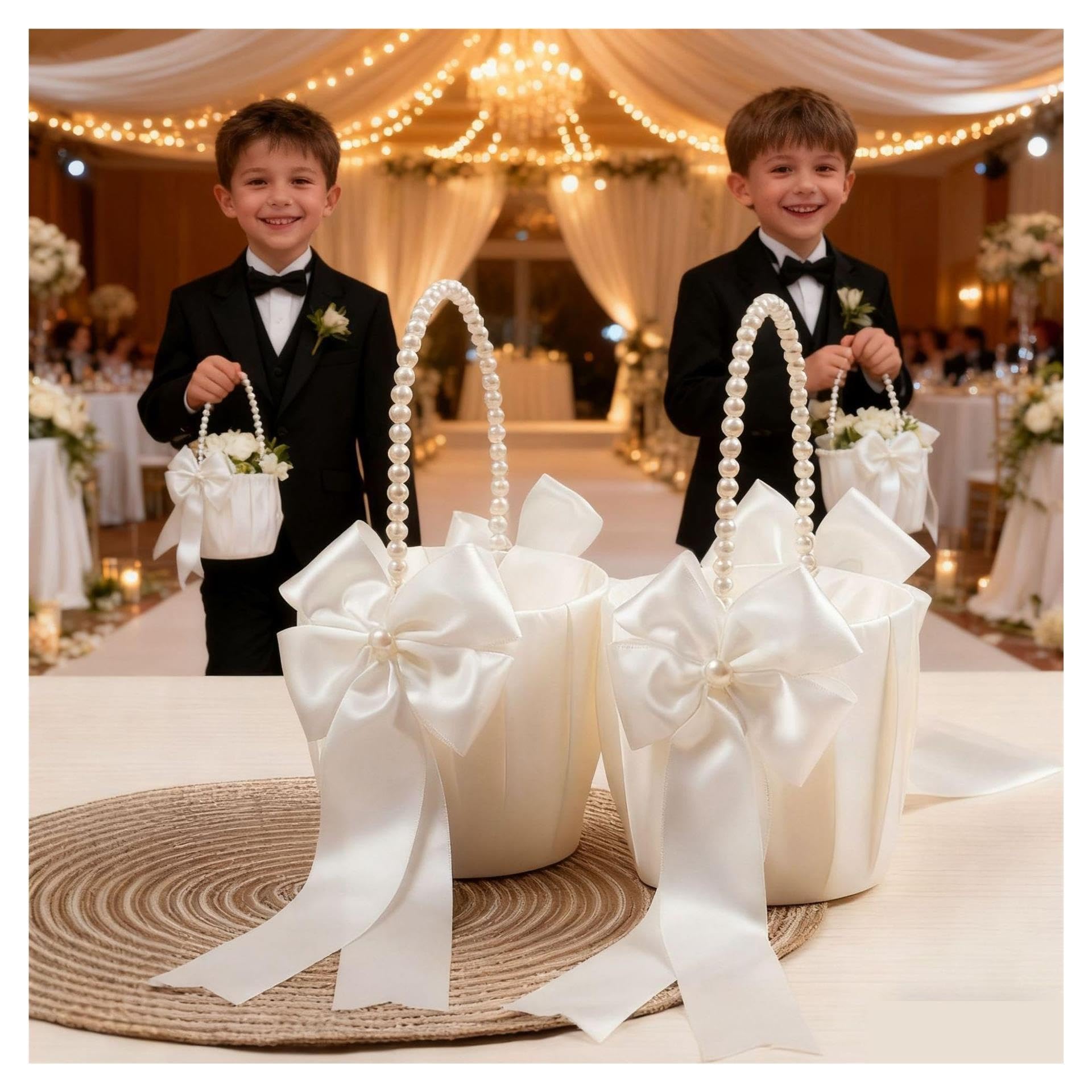 1pcs Wedding Basket Per Matrimoni