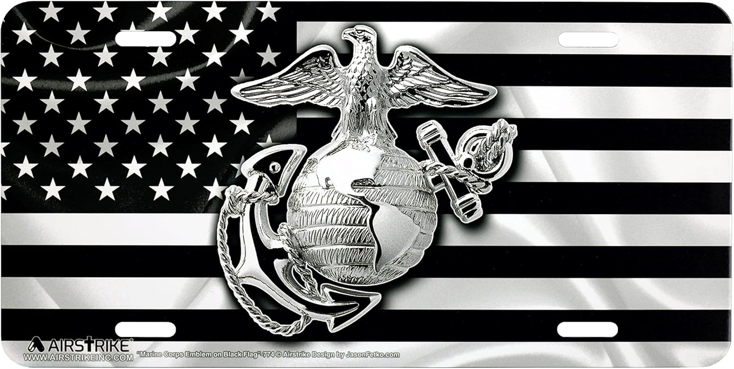 Marine Corps License Plate, USMC License Plate, Marine