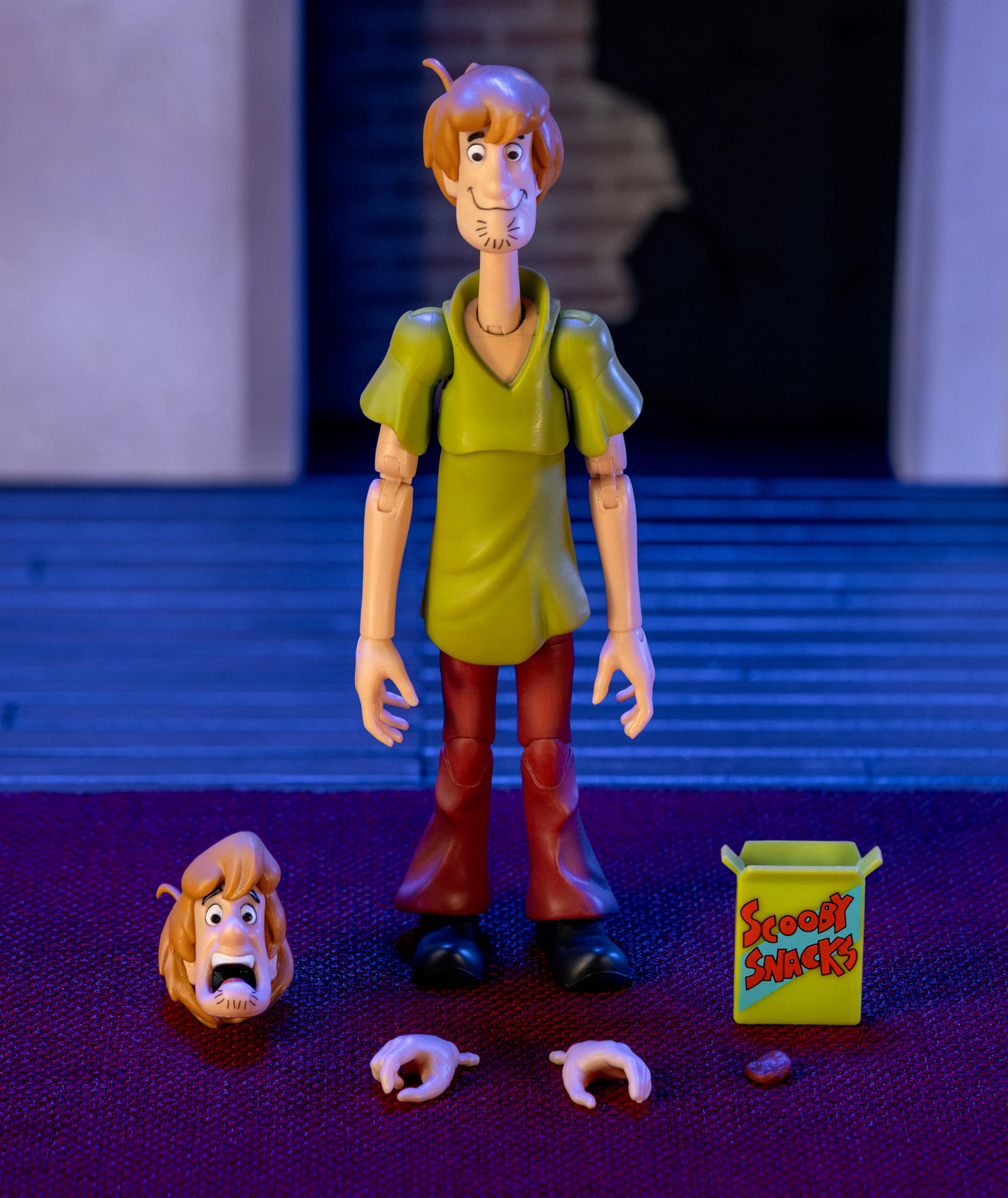 Jada Scooby-Doo! Wave 1 - Figura de acción Peluda - Juguetes de Escala 1:12-6 Pulgadas de Alto, Totalmente articulado, Embalaje de coleccionista