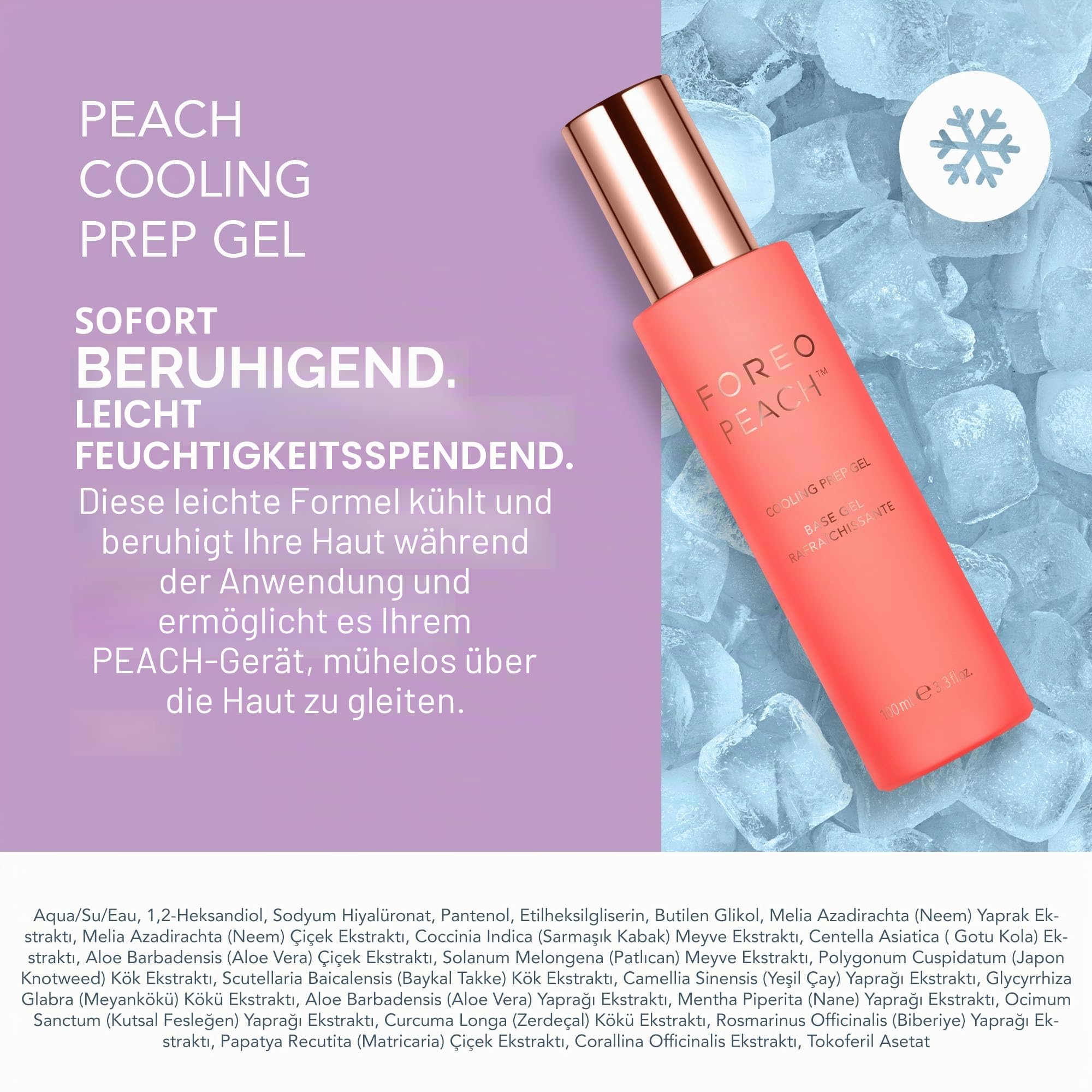 FOREO Fuzz-free Peach 2 go Set Epilierer mit pulsiertem Licht permanente Haarentfernung Gesicht Körper