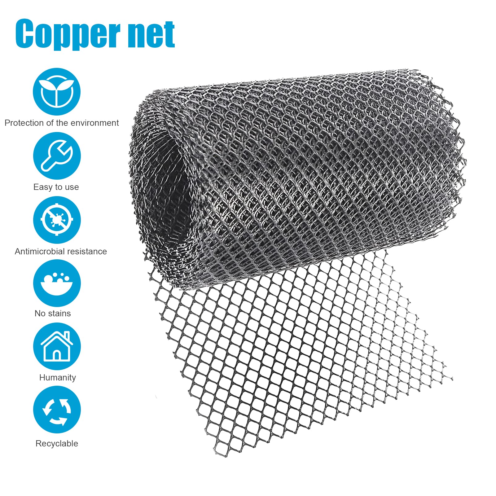 Lamiera Zincata Rete Metallica Zincata 50cm X 10m - Maglia 6.3mm, Per Voliere, Recinzioni E Orto Rete Per Voliere - Foto 3