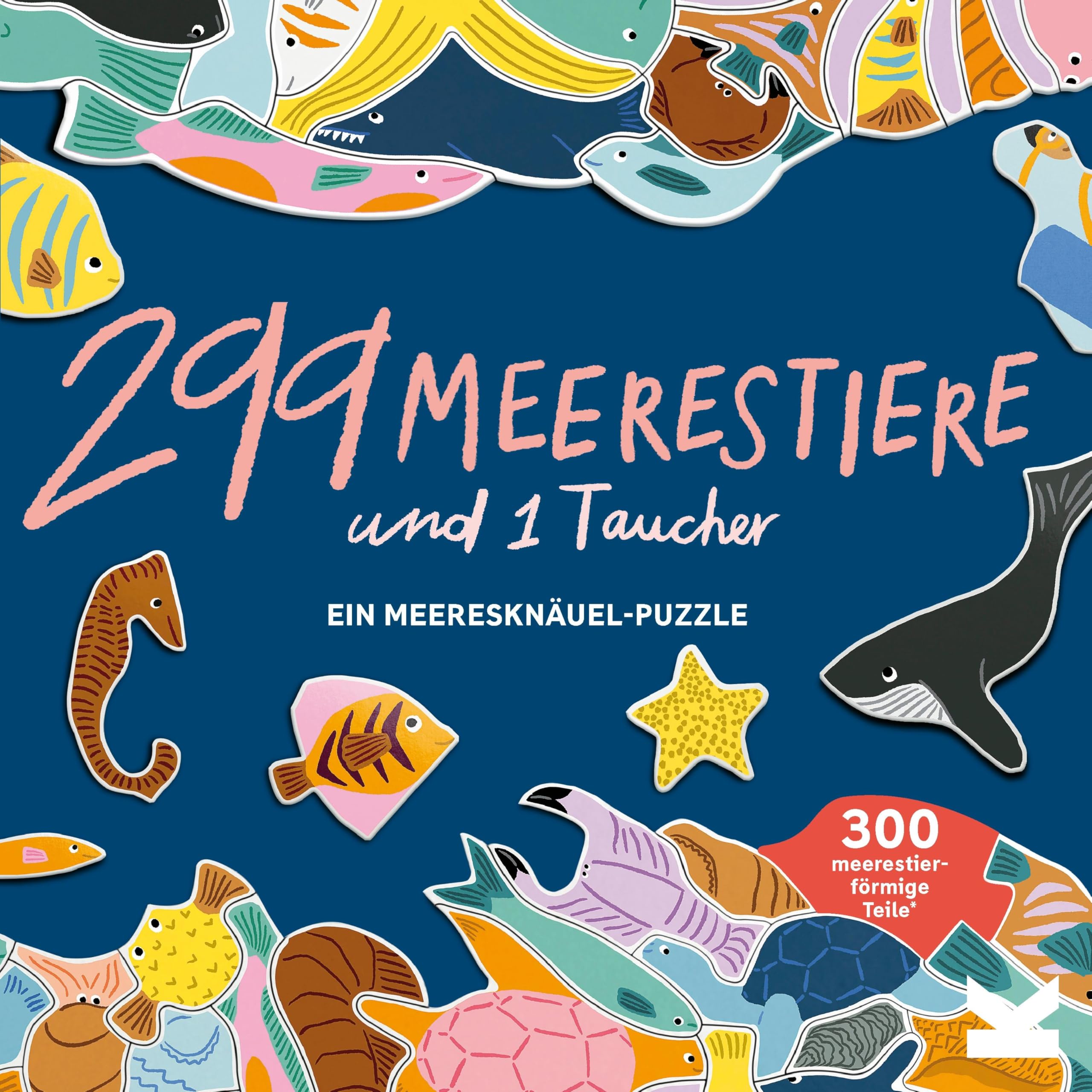 299 Fische und 1 Taucher - Ein Meeresknäuel-Puzzle