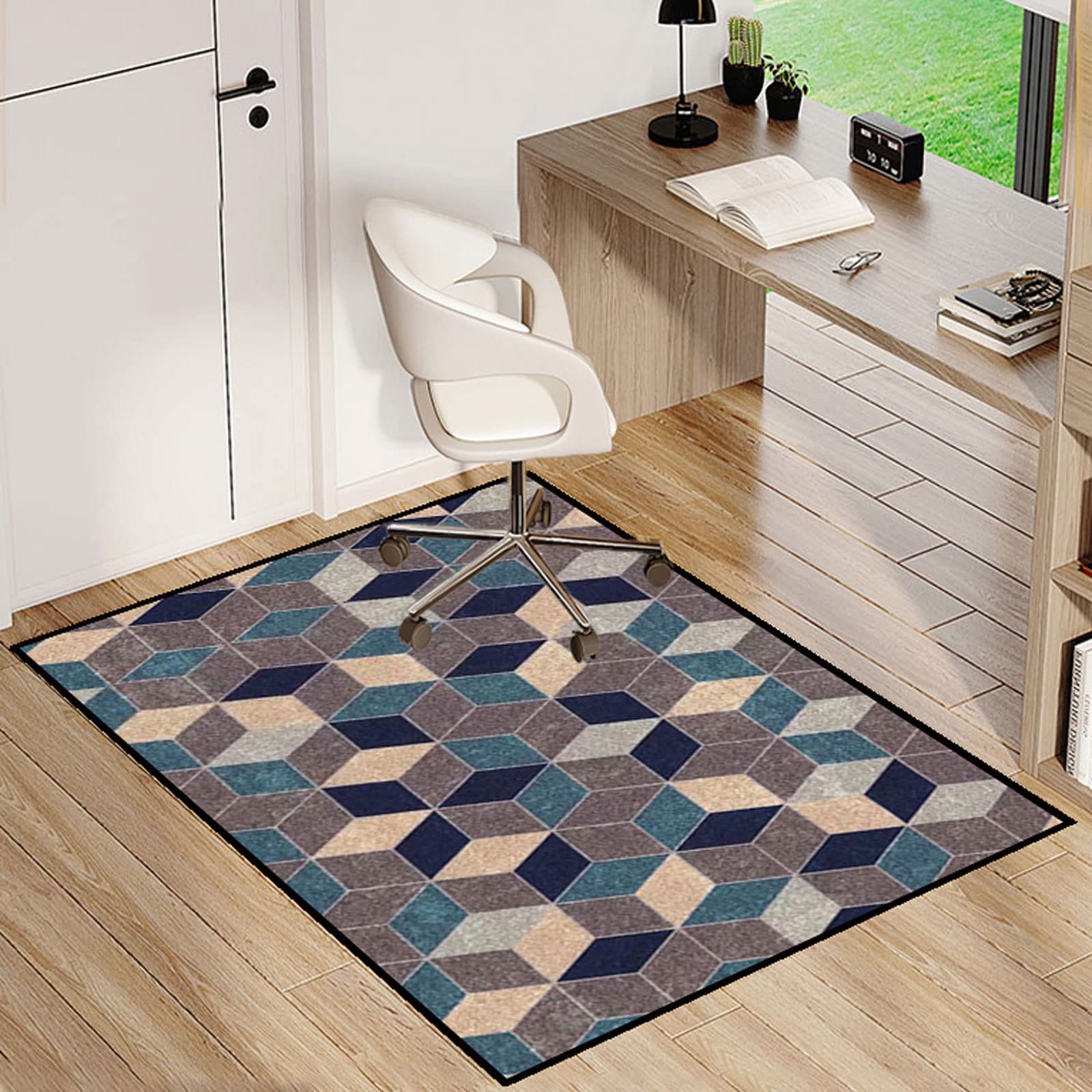 Single tree forest Chair Mat For Hardwood Floors,Office Chair Carpet,Multi-Purpose Floor Protectors For Rolling Chairs,Area Rug,anti-skidding And Stop Noise,Available In A Variety Of Colors And Sizes — image 1