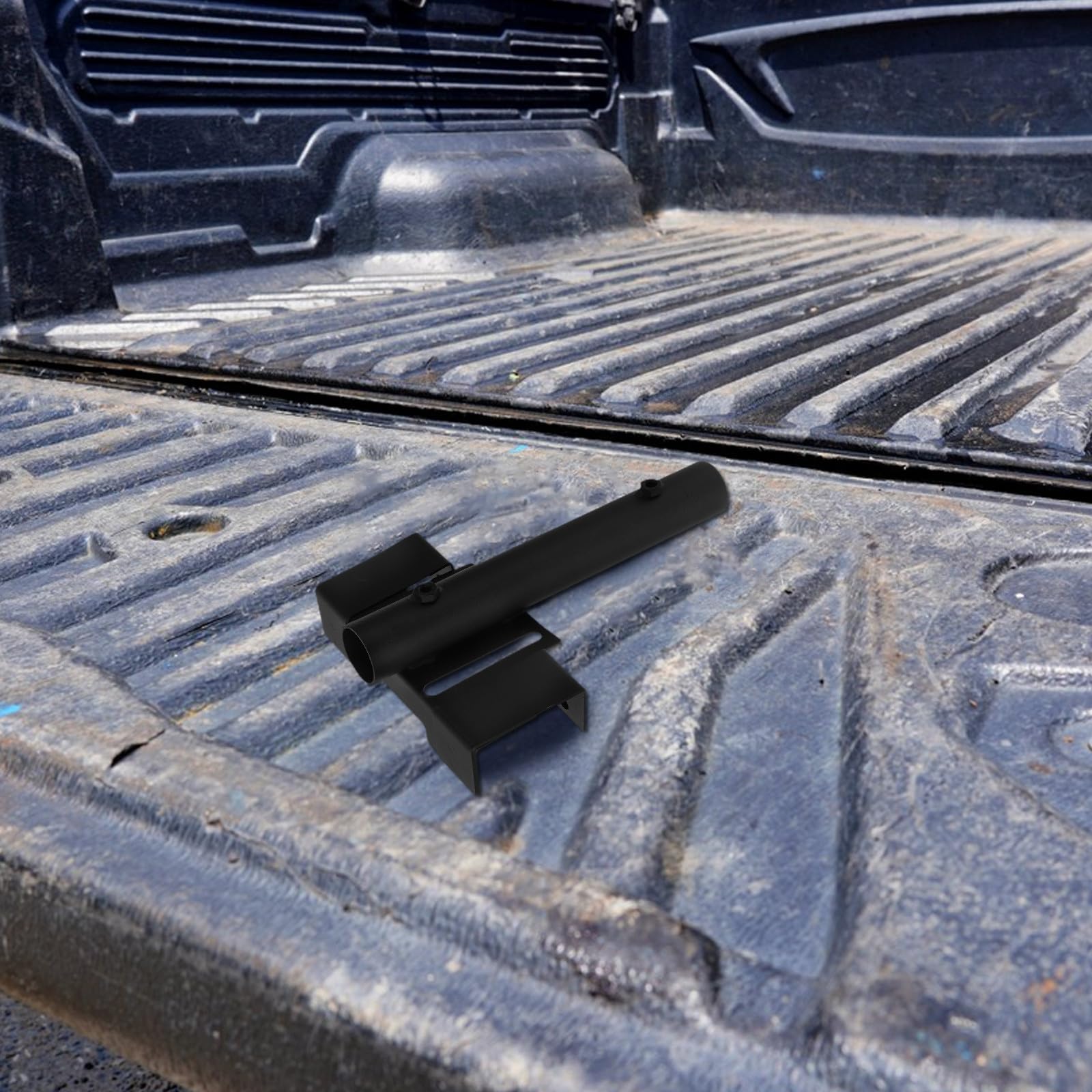 Support de Mât de Drapeau pour Camionnette, Fer Noir