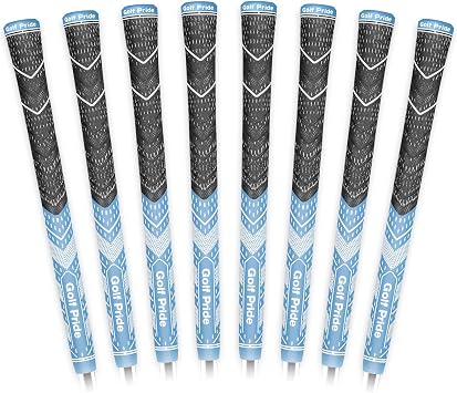 Golf Pride MCC Plus4 Golf Club Grip, Light Blue/White