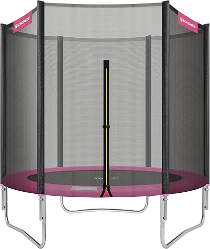 Trampoline enfant SONGMICS 183 cm petit jardin filet sécurité coussin ressorts