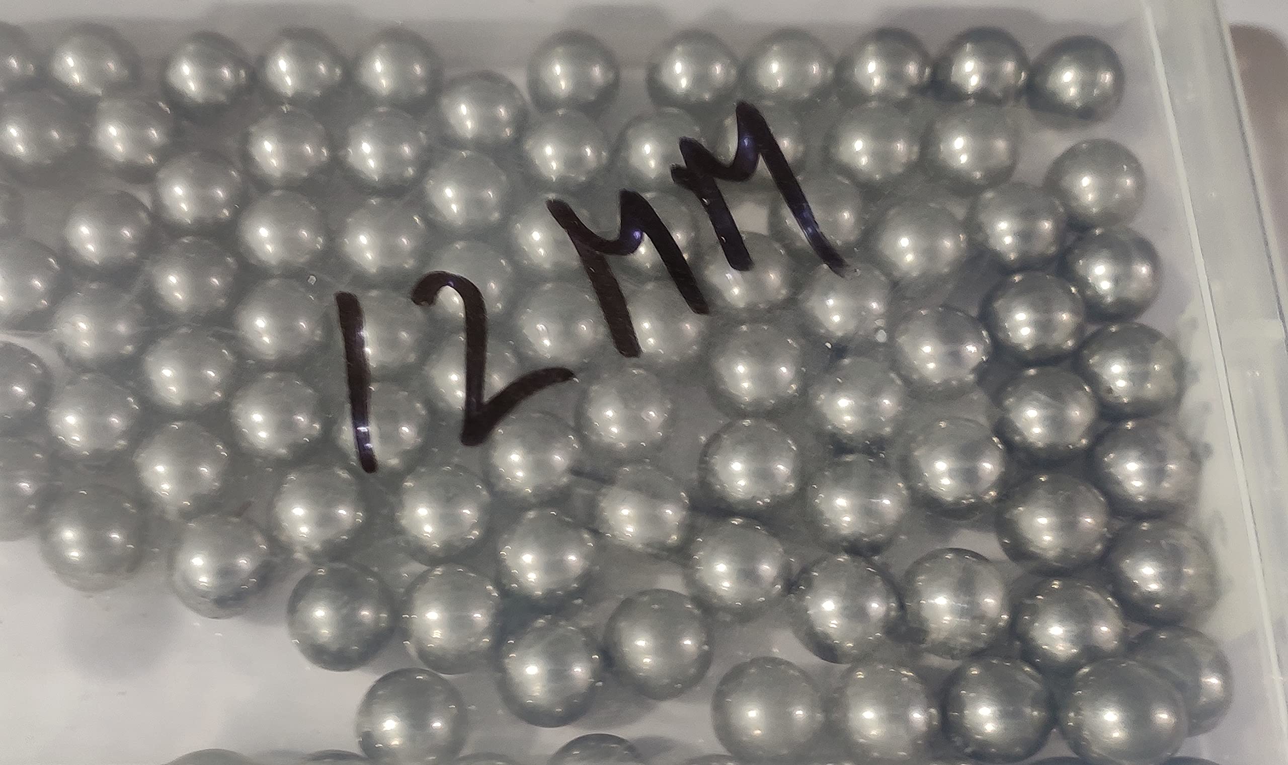 OMX 100 Pieces of Steel Iron Bearing Balls (12MM)-image-48