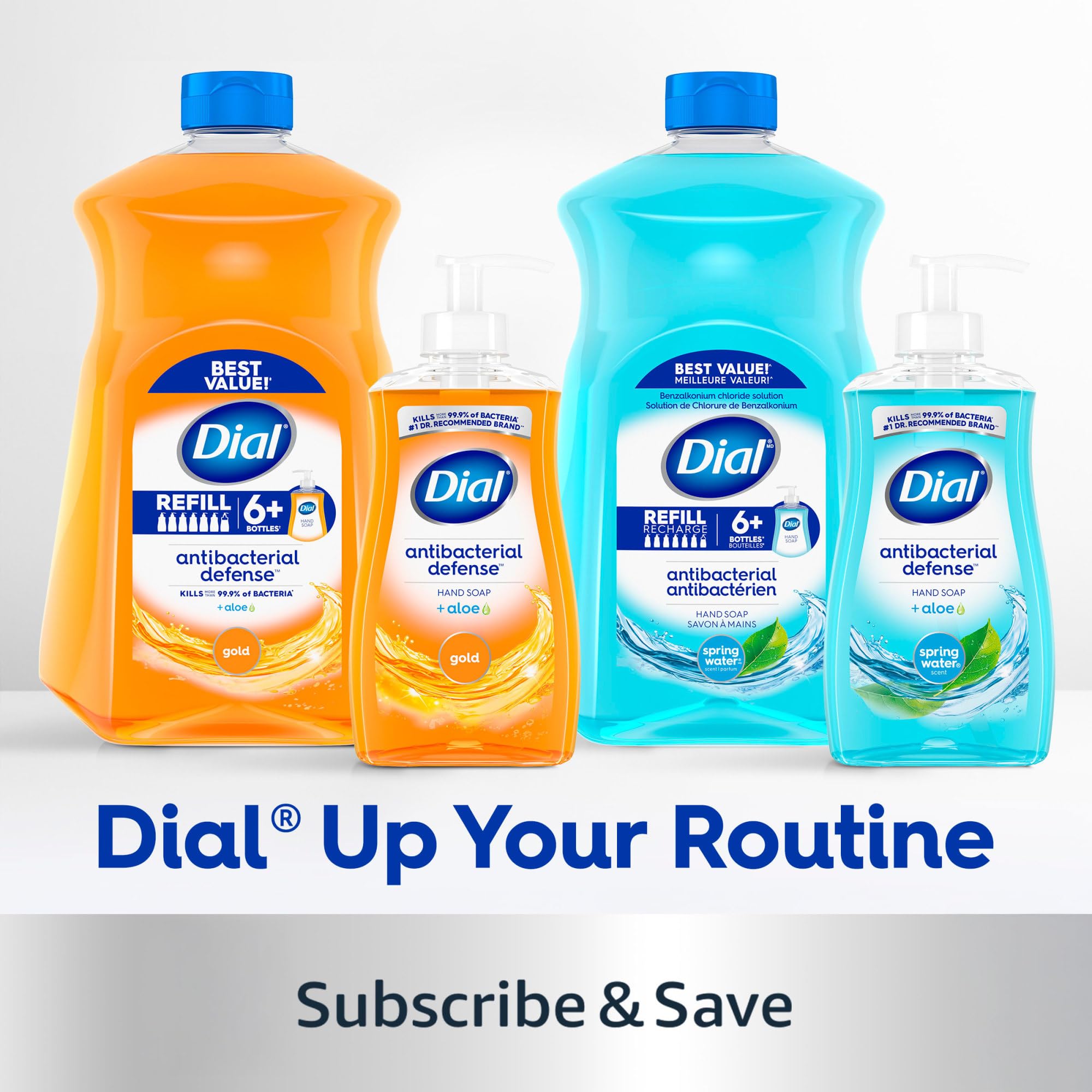 Dial Antibacterial Liquid Hand Soap Refill, 52 fl oz (Pack of 3)