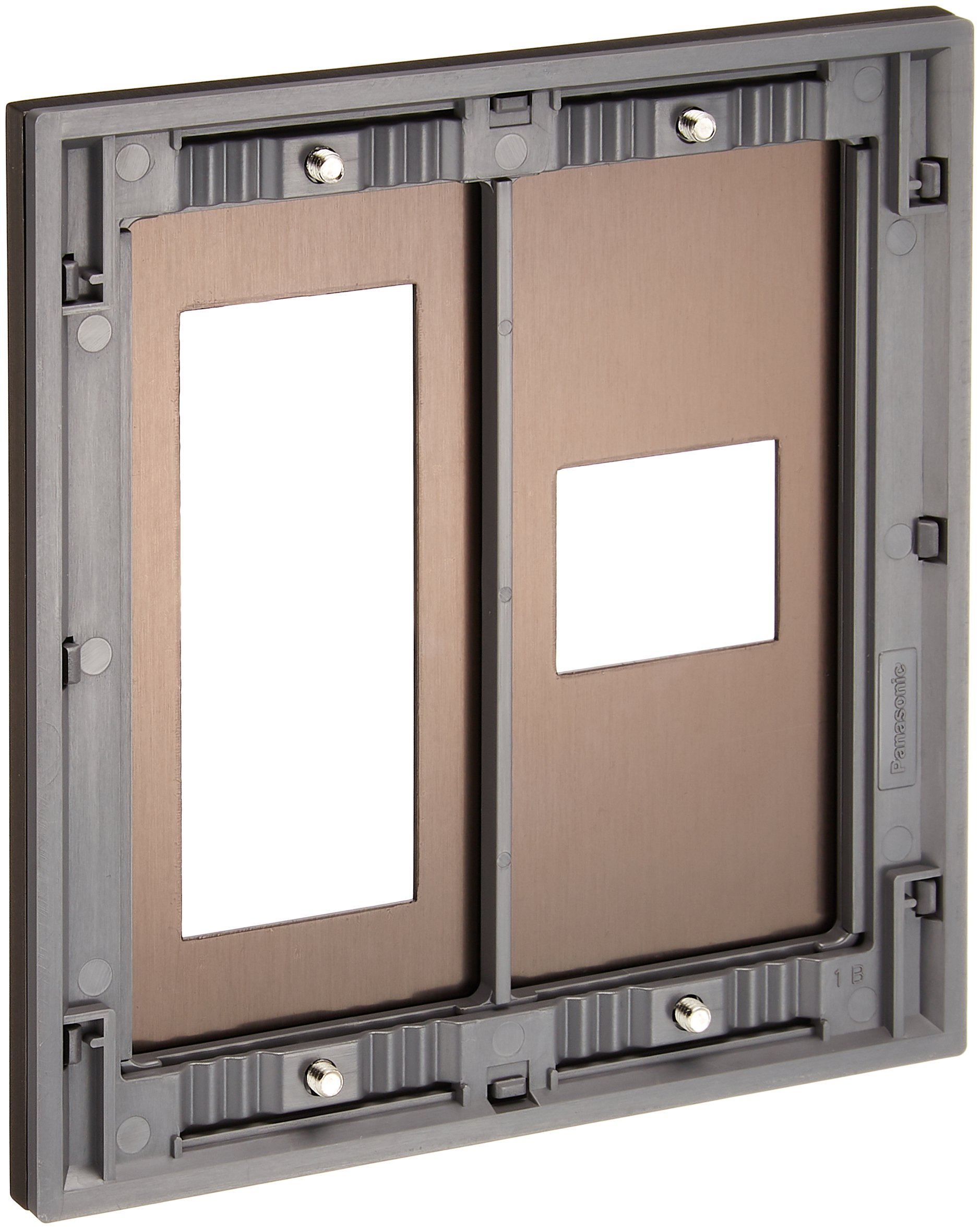 スクエア Fプレート 3コ用 ダークブラウン WTV6203A1 返品可 保証有 スクエア Fプレート 3コ用 ダーク