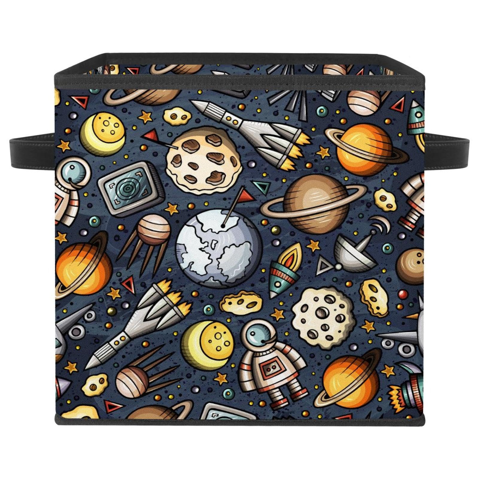 Boîte de rangement pliable galaxie pour chambre d'enfant