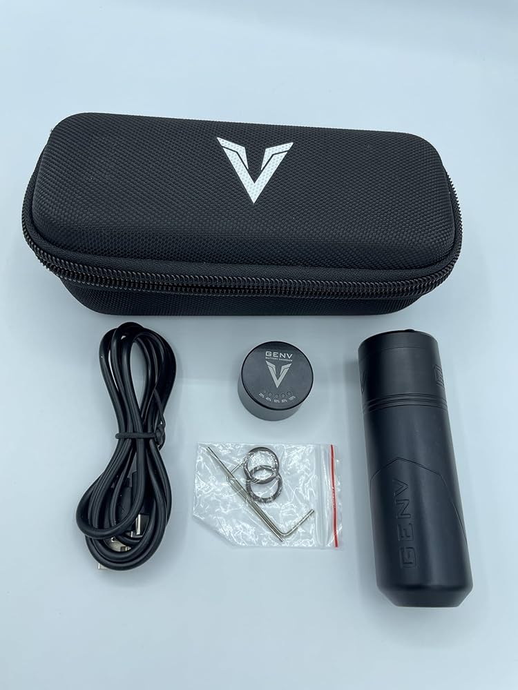 Amazon | GEN-V4 ワイヤレスペン型タトゥーマシン LED