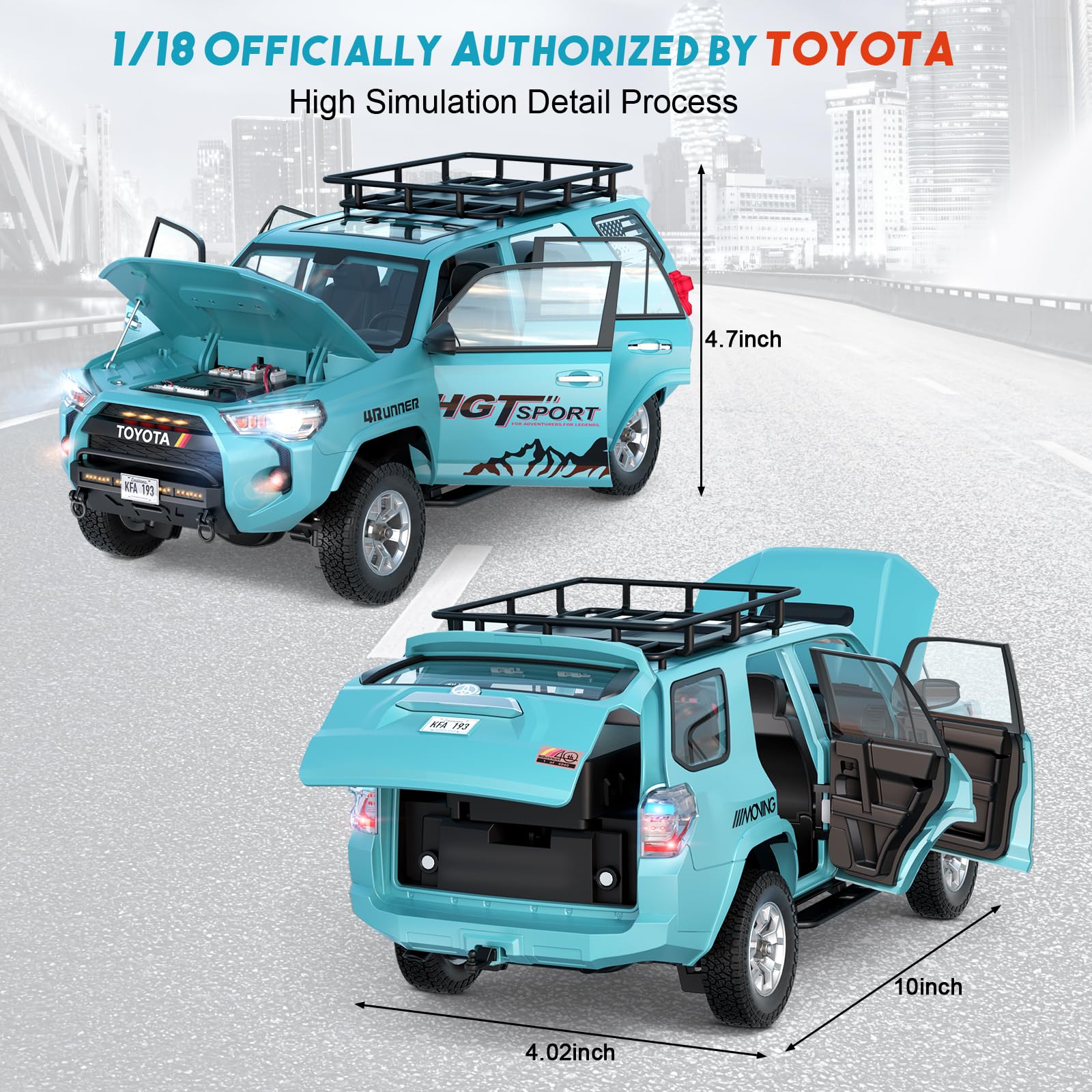 TOYOTA 4Runner 1/18 リモートコントロールカー TOYOTA 4Runner 1/18 リモートコントロールカー
