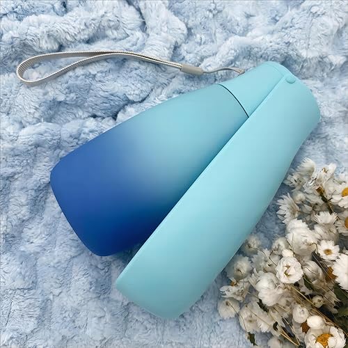 Miniatura 2 de Botella de agua portátil para perros de 19 onzas Plástico de grado alimenticio y a prueba de fugas, dispensador de agua de viaje para cachorros