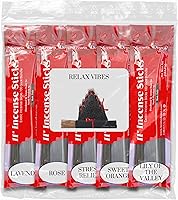Vista 20 de Sweet Fruits - Varitas de incienso de 11 pulgadas, juego variado de 500 unidades, 11 pulgadas, 5 paquetes de 100 varillas por fragancia El juego