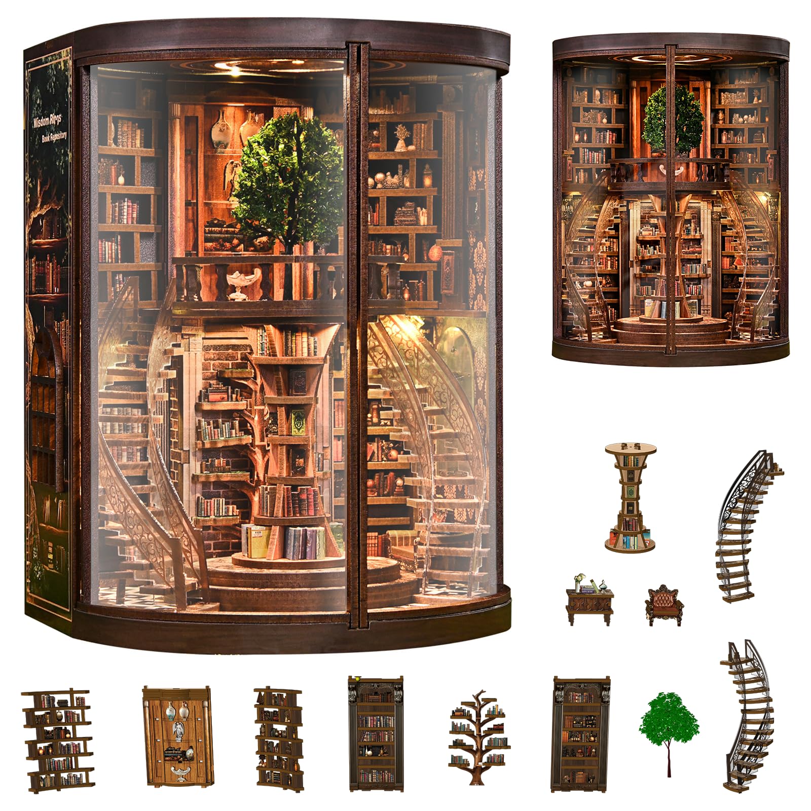 3DVASE Book Nook Kit - dollhouses | Mubboo