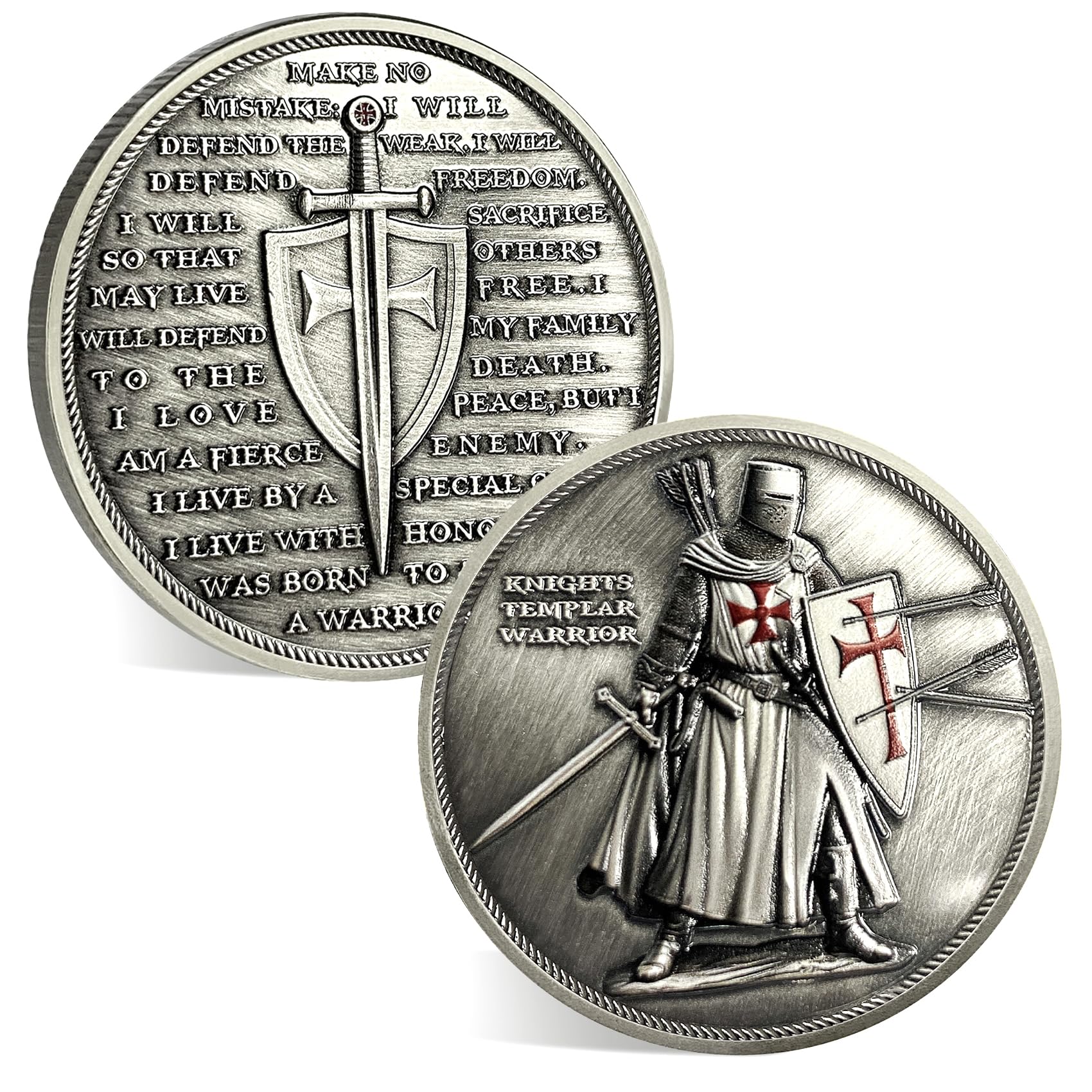 ACGZQY Knights Templar Coin
