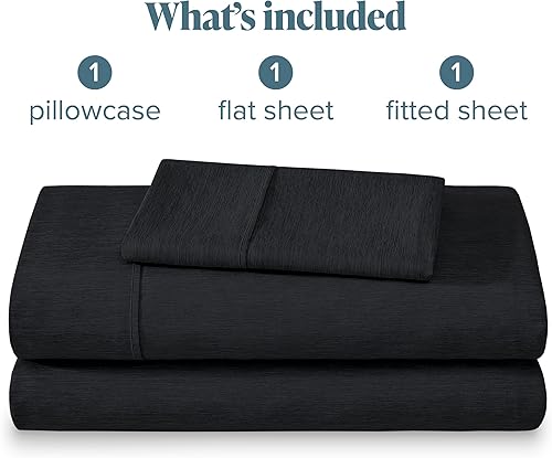 Miniatura 303 de Bare Home Juego de sábanas de tamaño individual XL, tamaño de dormitorio universitario, sábanas de microfibra ultrasuave de 1800 hilos, bolsillos 22