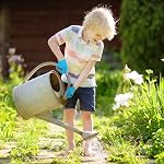 WAWSAM Gants de jardinage pour enfants 3 Gants de travail en caoutchouc, Gants Jardinage, Taille pour les garçons et les filles 3-7 ans