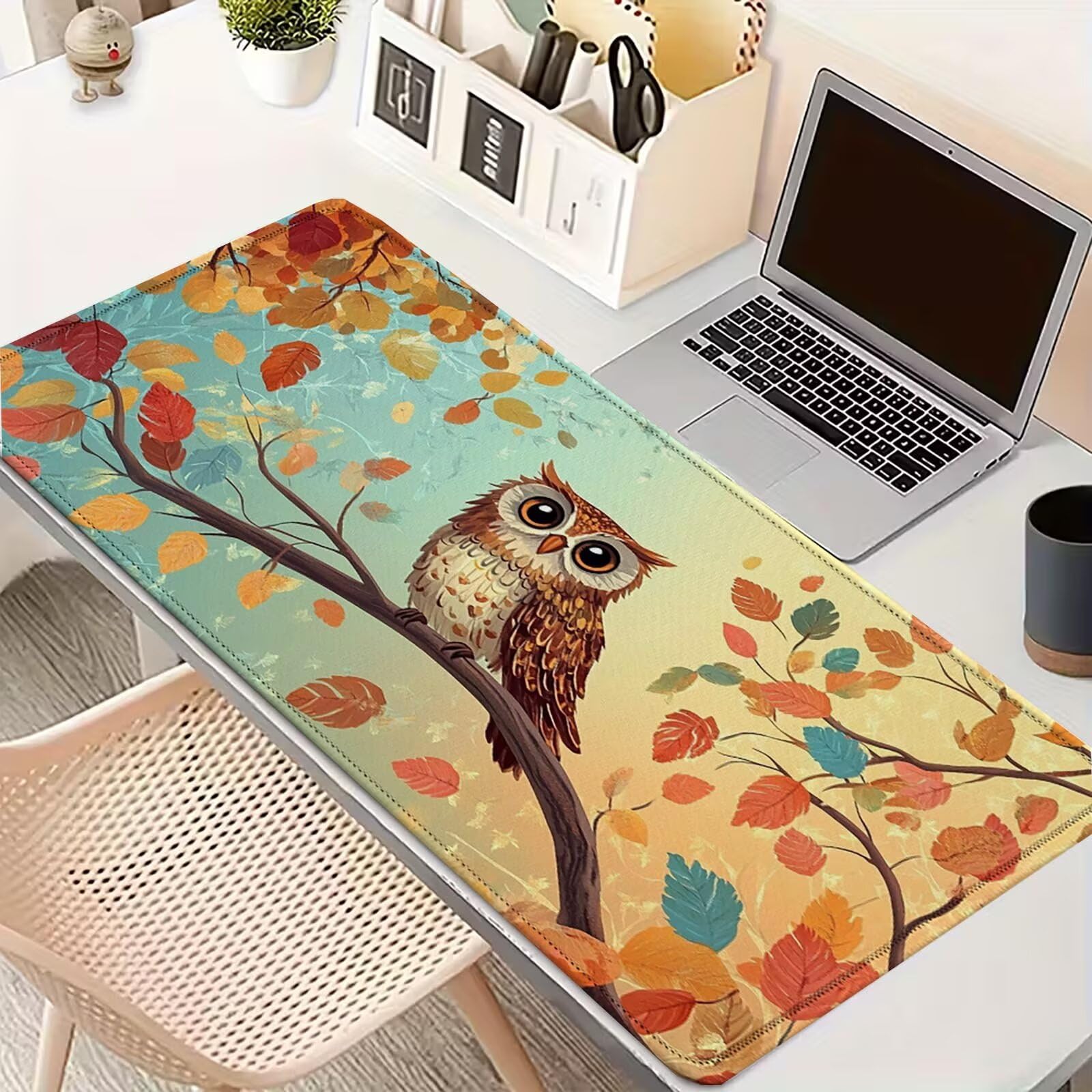 Tappetino Mouse 900x450mm | Superficie Ultra-Liscia, giallo 0-z360