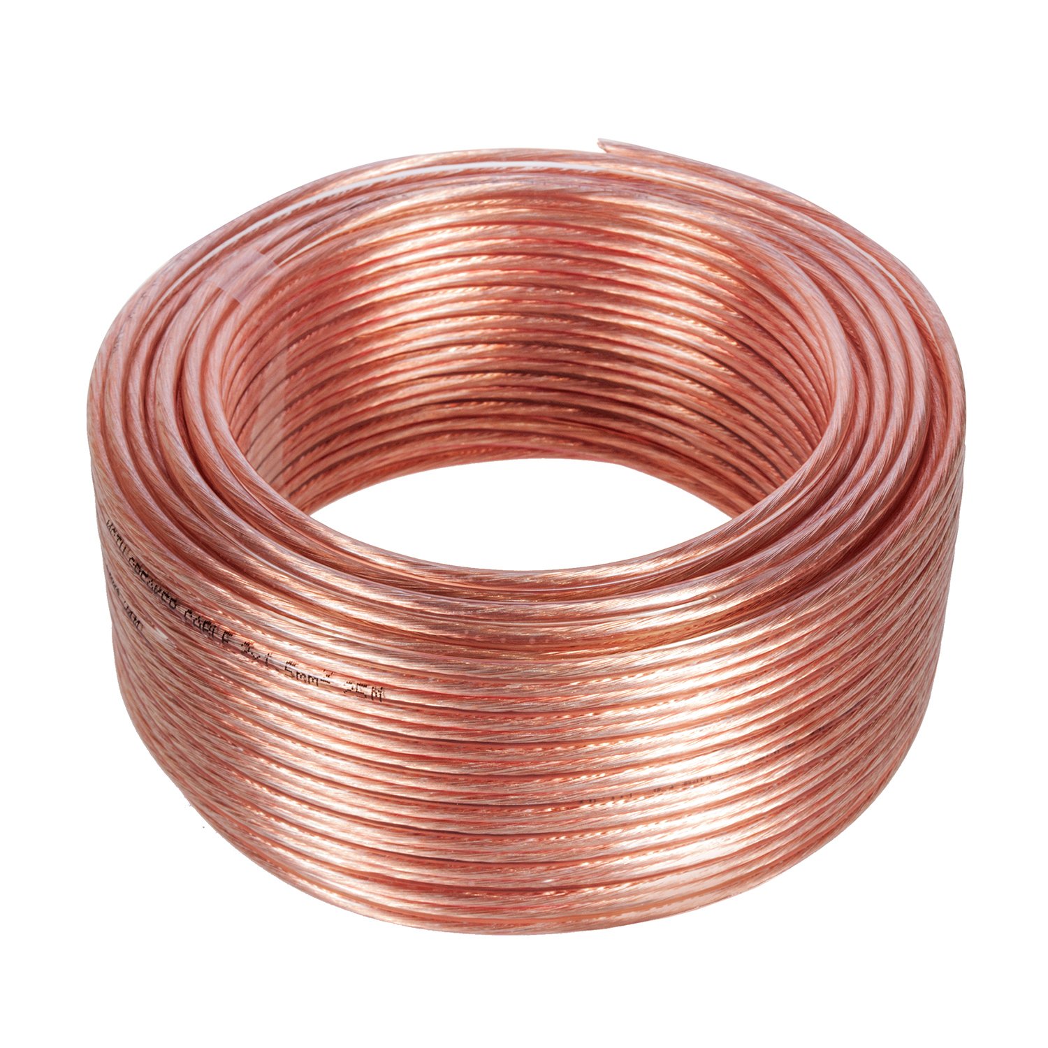 Maclean MCTV-512 câble d'enceinte 2x1.5mm2 / 48x0.20CCA 3,5x7,0mm TRANSPARENT PVC 100m (100m)