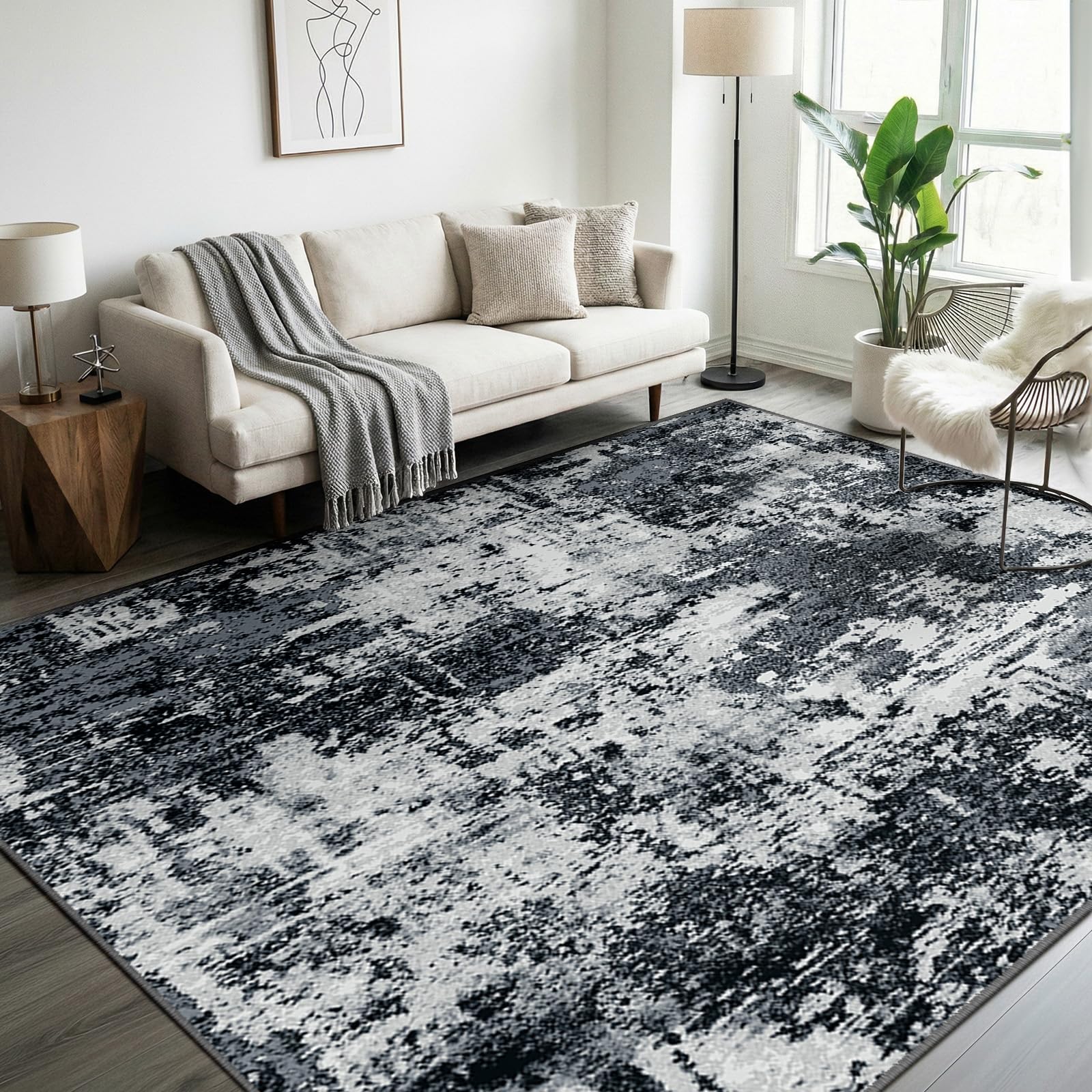 Amazon | INOVADAY ラグマット カーペット 160×200cm 約2畳 厚約7mm