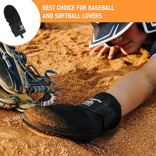 Miniatura 6 de Nyna Combat - Guante deslizante de béisbol, diseño personalizado para mano derecha e izquierda, protector de muñeca protector de muñeca para béisbol
