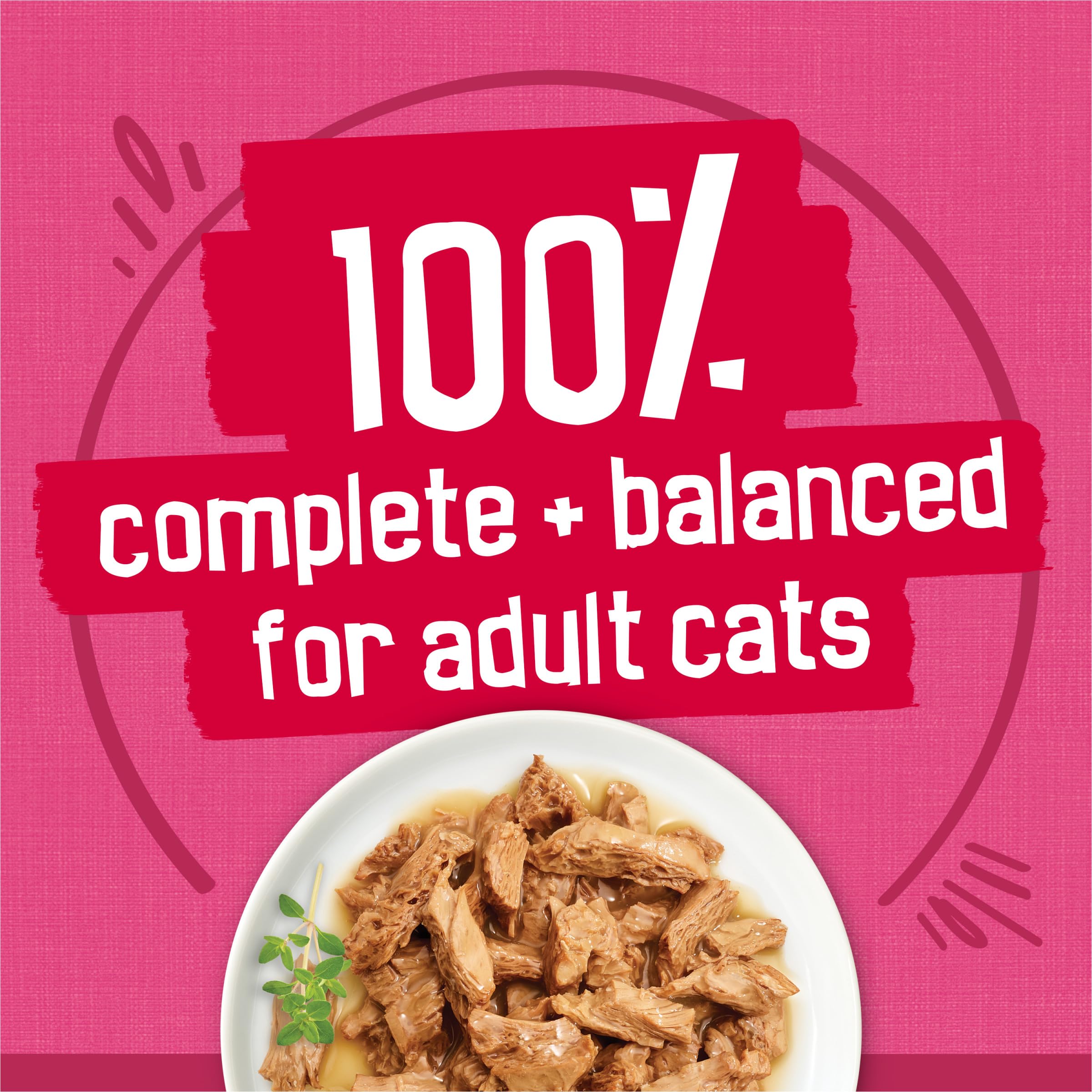 Nassfutter für Katzen, Surfin' & Turfin' Prime Filets Favoriten, 156 ml, 40 Dosen (1 Stück) | Los favoritos de comida húmeda para gatos Surfin' and Turfin' en una salsa salada, hecha con carne, aves y mariscos reales