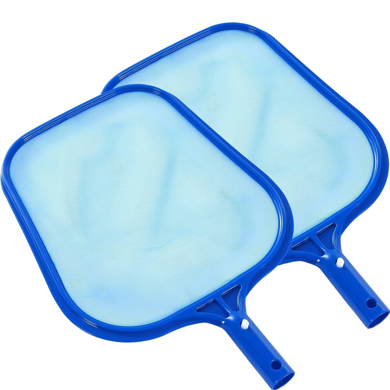 Xiovgriokk Plastic 2-Pack Hot Water Bath Cleaning Net, Pool Skimmer, Fine Mesh Rake, Leaf Suitable For Quick Of Garden Ponds, Fountains, Spa Pools, And Fish Tanks(Plastic)