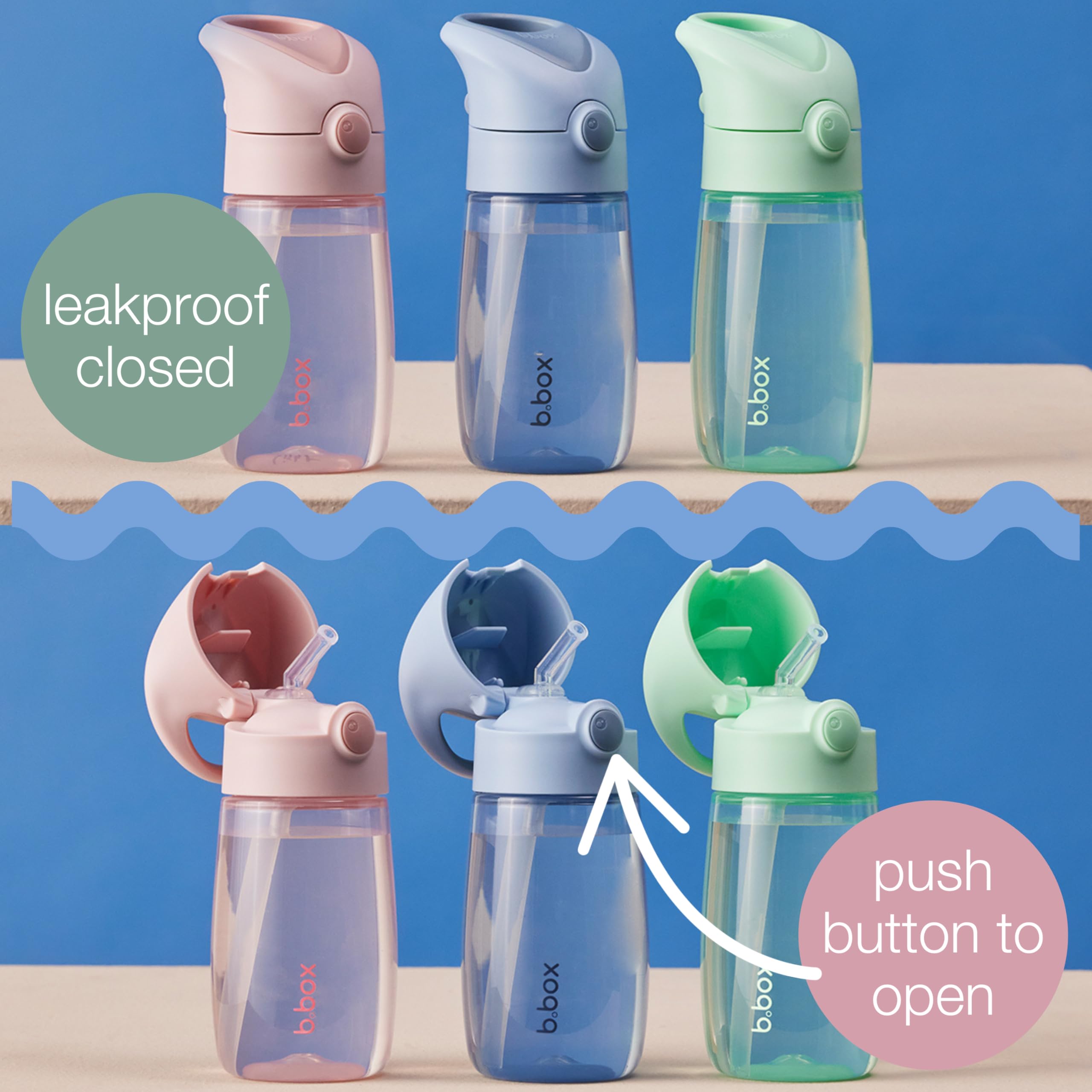Amazon.com : b.box 13 oz Drink Bottle Jnr - Kids Water Bottle Ideal for  School, Home, Daycare & Travel, Toddler Cups, Easy Clean, Dishwasher Safe,  BPA Free - Blush Crush : Baby