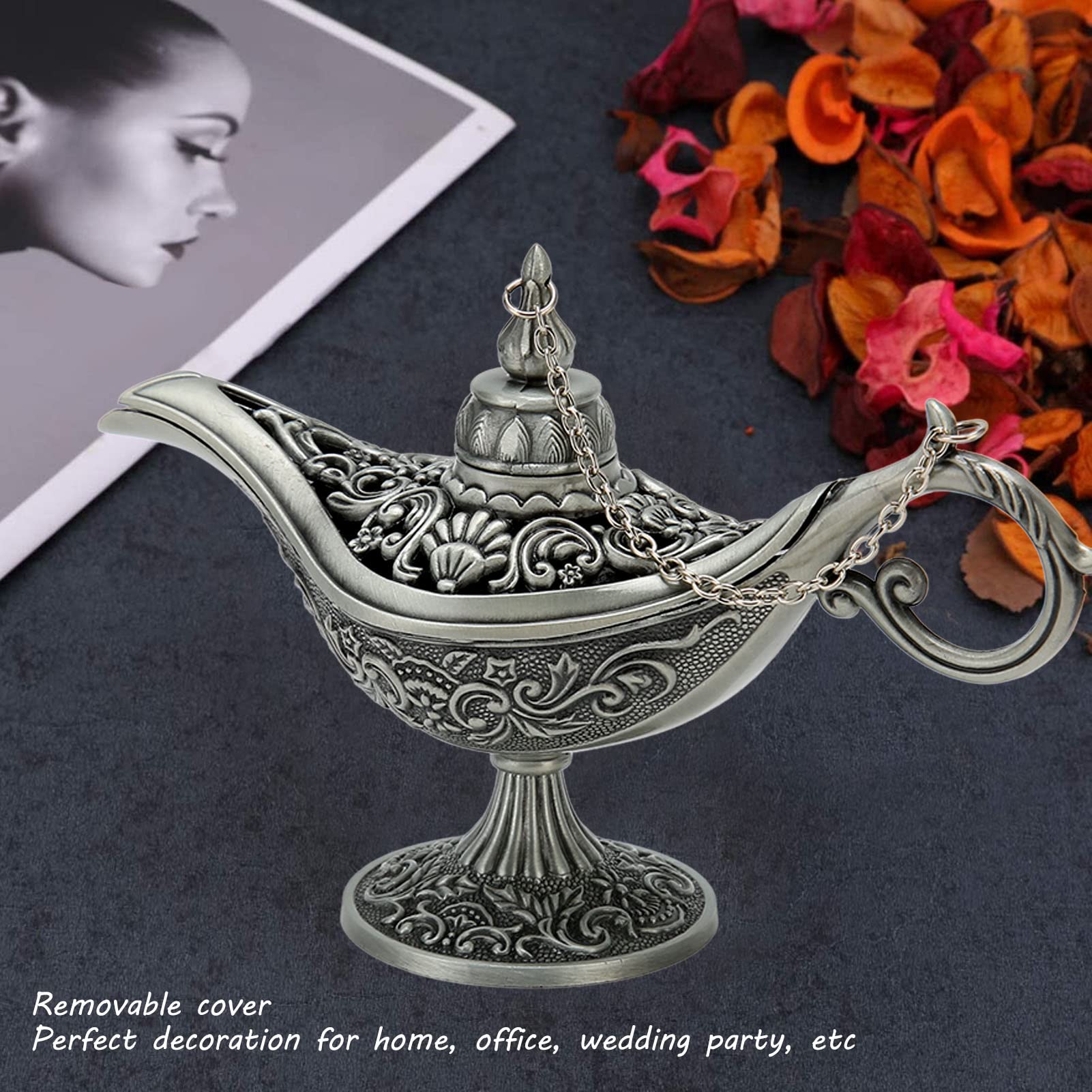 Pilipane Légende Arabie Lampe Vintage Alliage Zinc Souhaitant