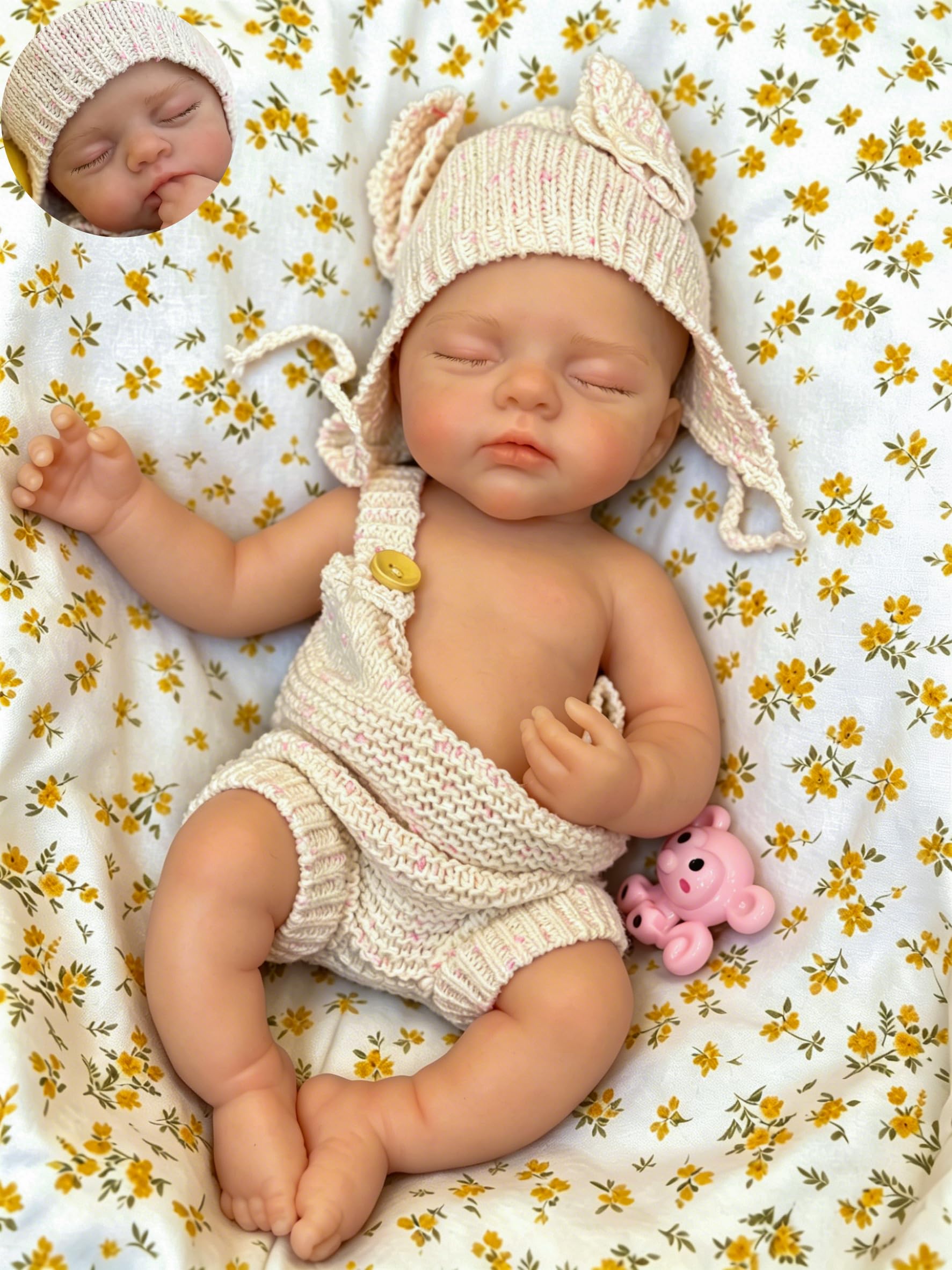 Gileutay 12inch Silicone Baby Dolls Girl Real Life Reborn Baby Dolls Silicone Full Body S…