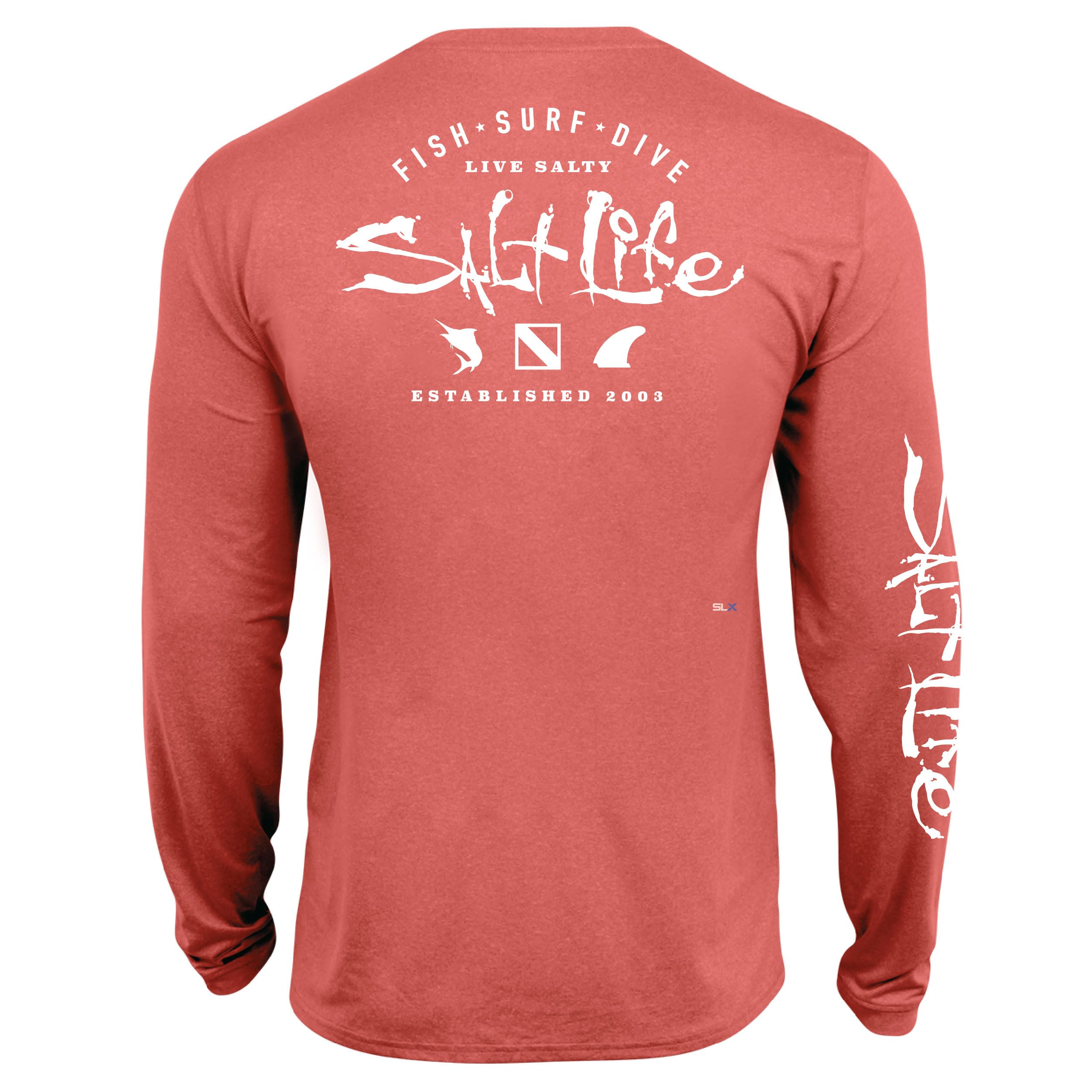 Salt LifeMen's Waterman's Trifecta Long Sleeve Performance Pocket Tee