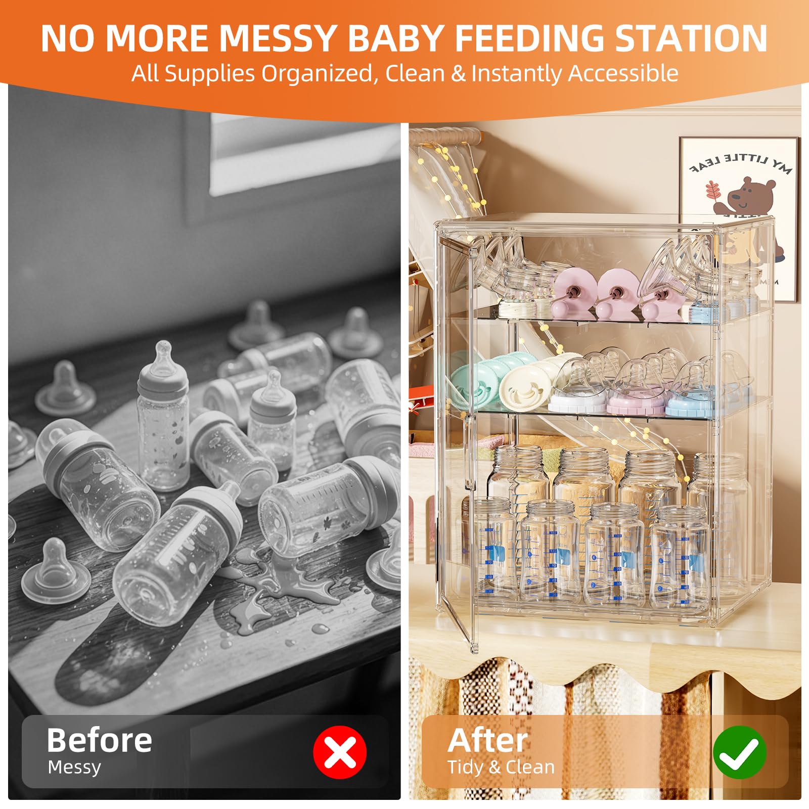 Babyflaschen-Organizer (XXX-Large)