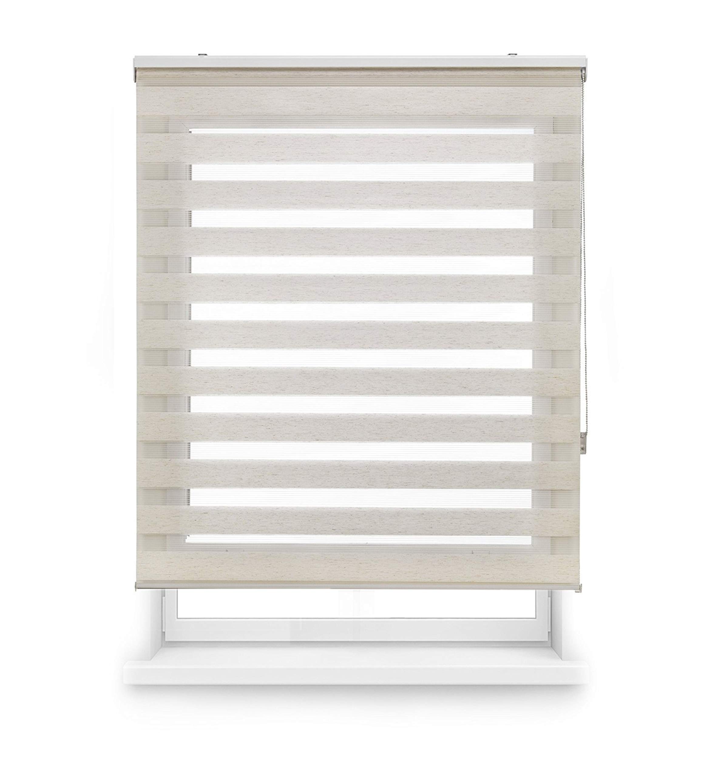 Rollertor Verona Estor Enrollable, Tela, Crudo, 105 X 175 Cm