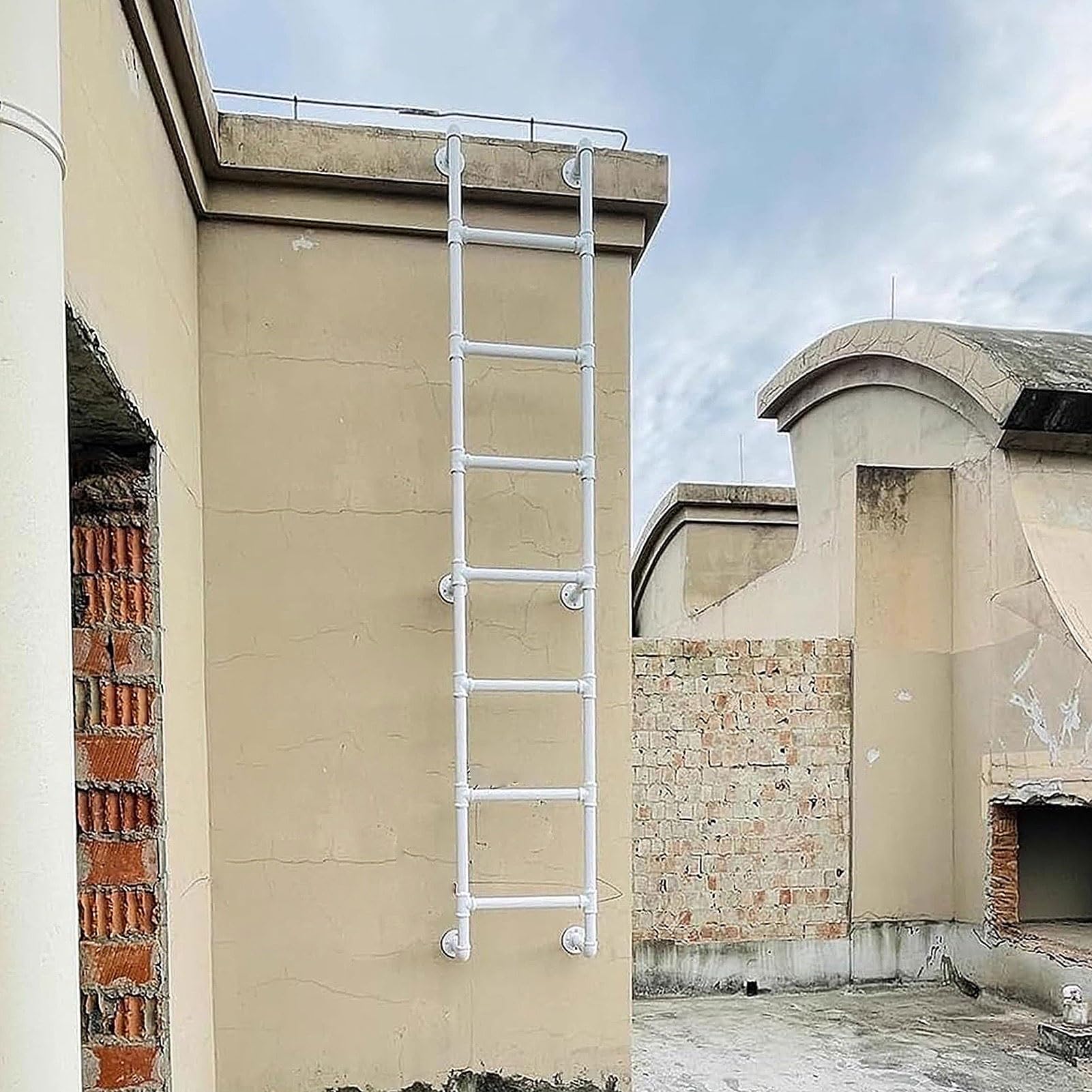 Escaleras de escalada para colgar en la pared, diseño recto resistente de 102 pulgadas