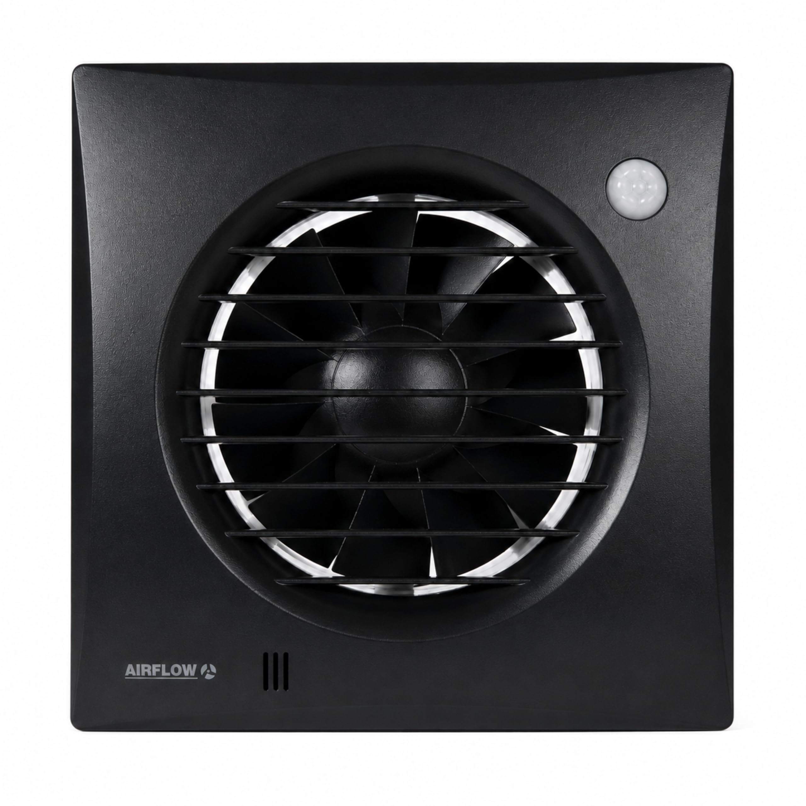 Airflow Aria Quiet 100MST PIR Bathroom Extractor Fan – 27 l/s – Black