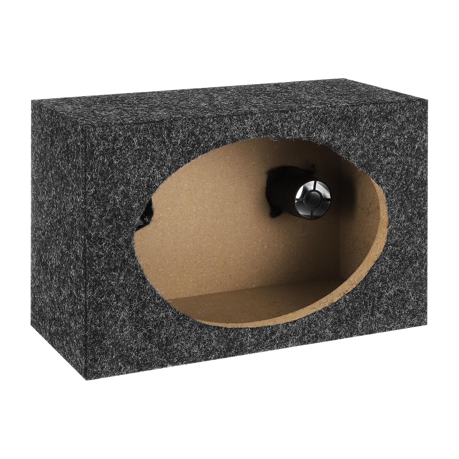 sourcing map Enceinte en bois avec port de 15,2 x 22,9 cm, caisson de basses ventilé pour voiture, camion, matériel audio personnalisé