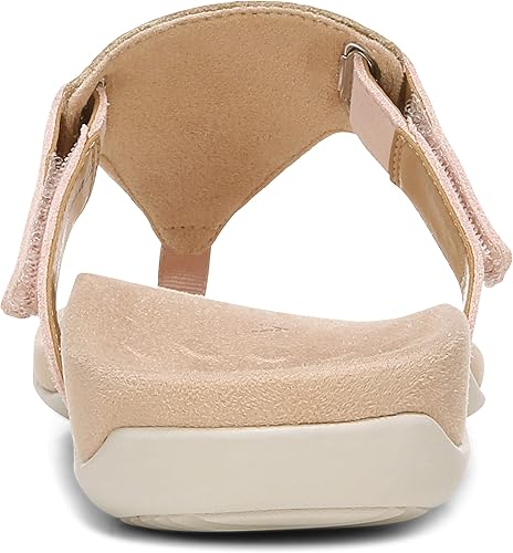 Miniatura 5 de Vionic Sandalias Rest Wanda de cuero para mujer, sandalias de vestir sin espalda que incluyen comodidad de tres zonas con plantilla ortopédica