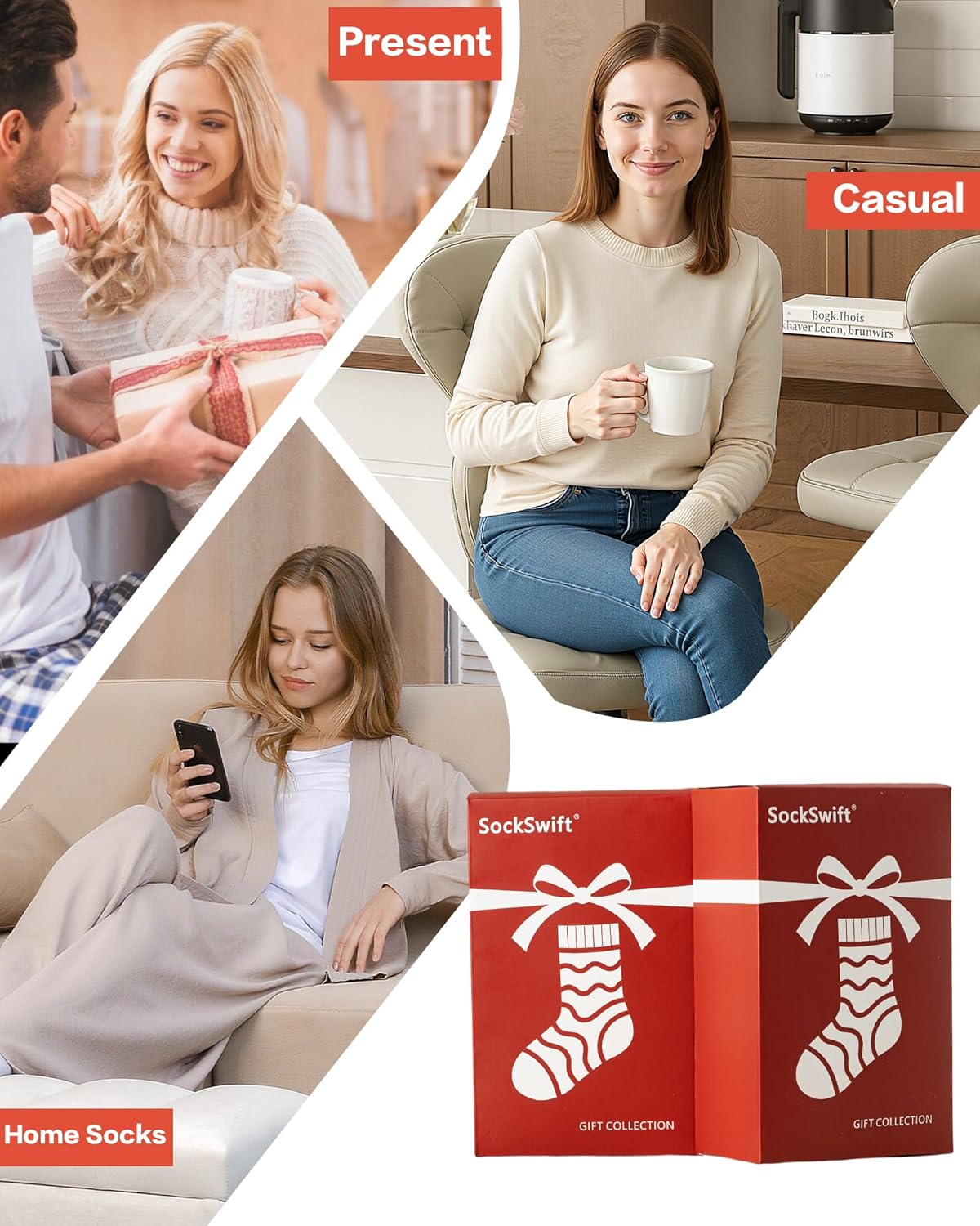 Fuzzy Socks for Women – Cozy & Fluffy Sleep Socks, Perfect Stocking Stuffer, Comes in Gift-Ready Box - Image 6